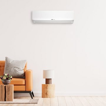 HOME DELUXE 4-in-1-Klimagerät Klimaanlage SPLIT 18000 BTU, Quick Connect, WiFi – App gesteuert, keine Vakuumpumpe nötig