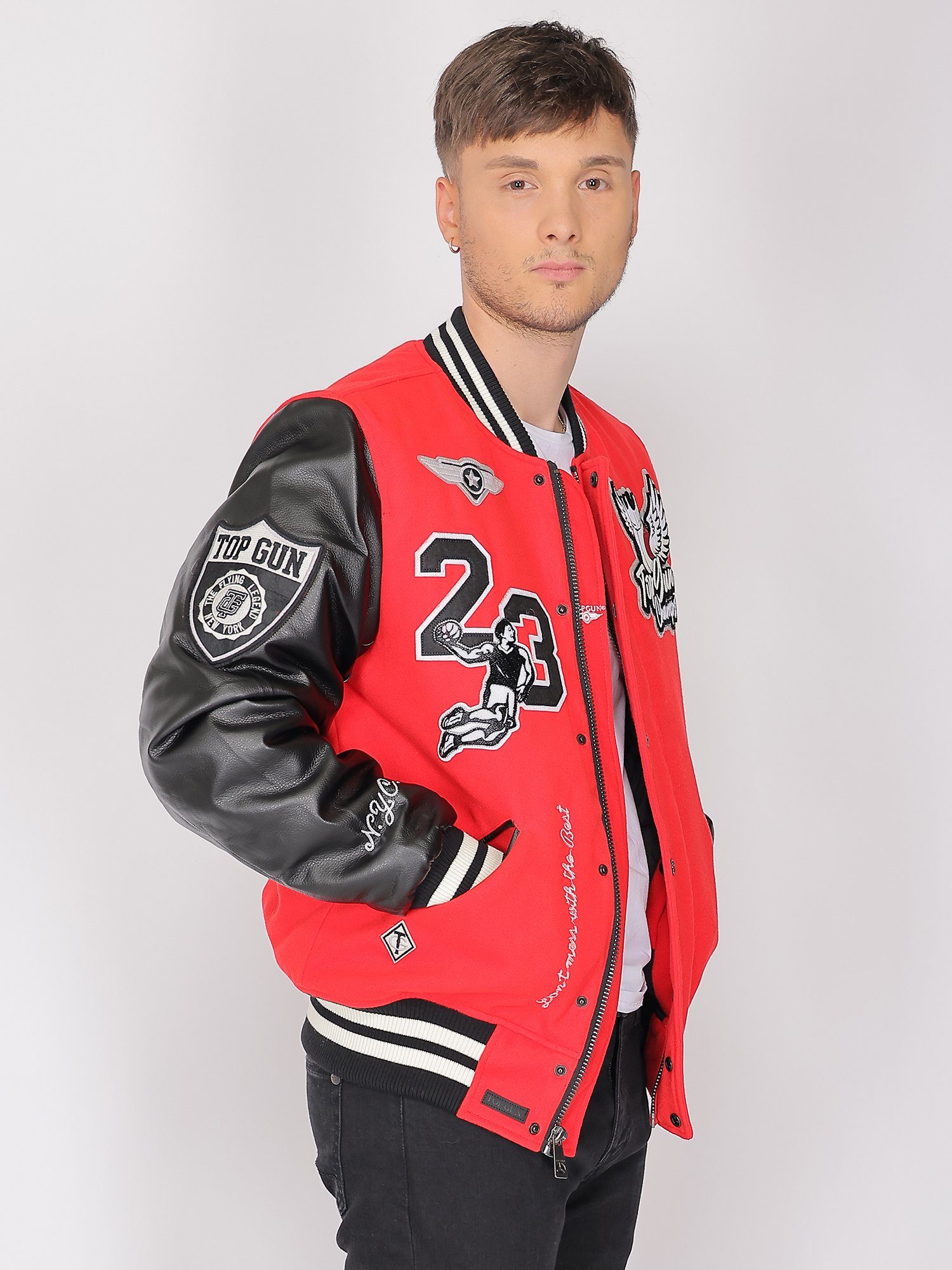 TOP GUN Collegejacke TG23004