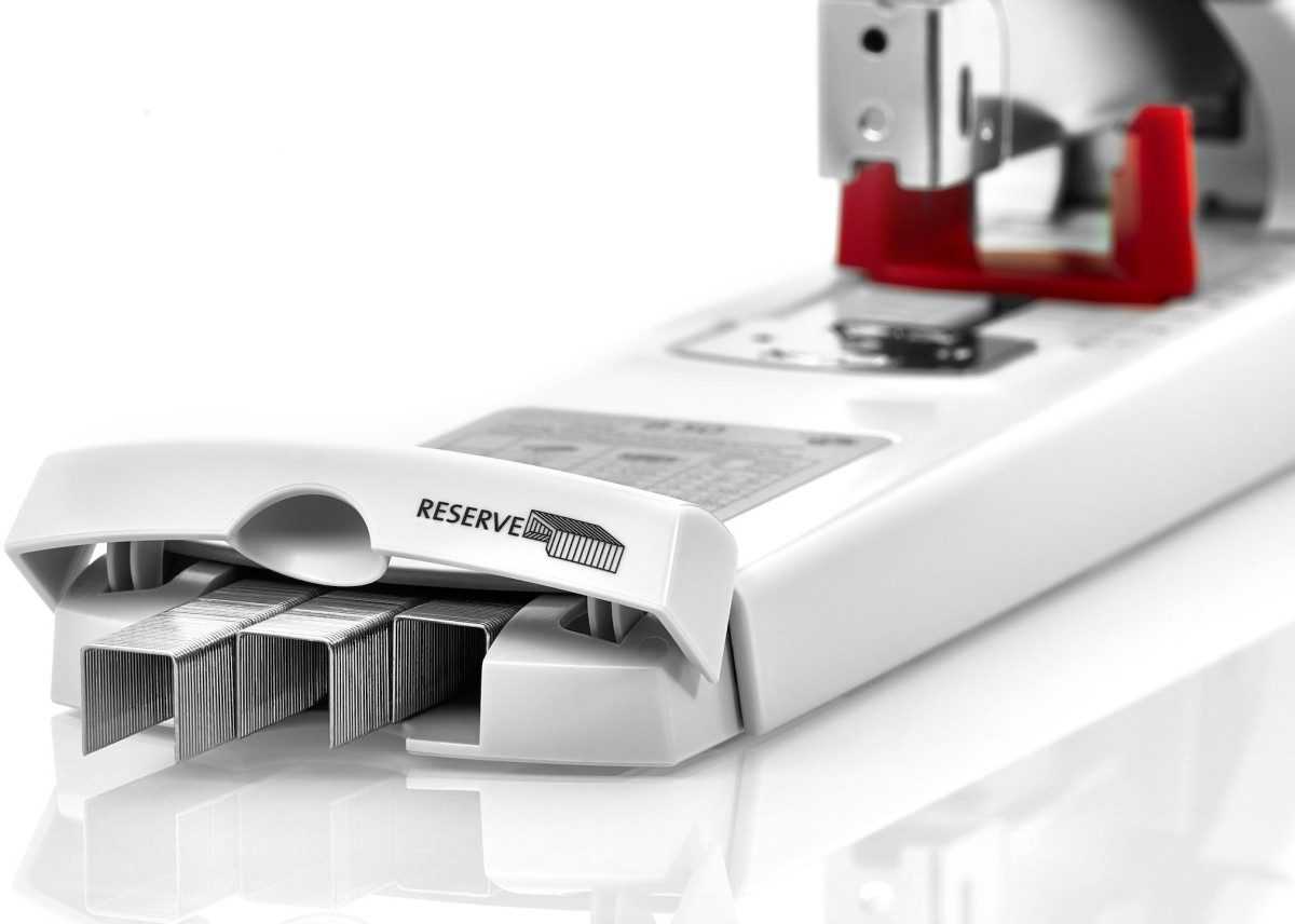 NOVUS Heftgerät Blockhefter B50 lichtgrau/tiefschwarz