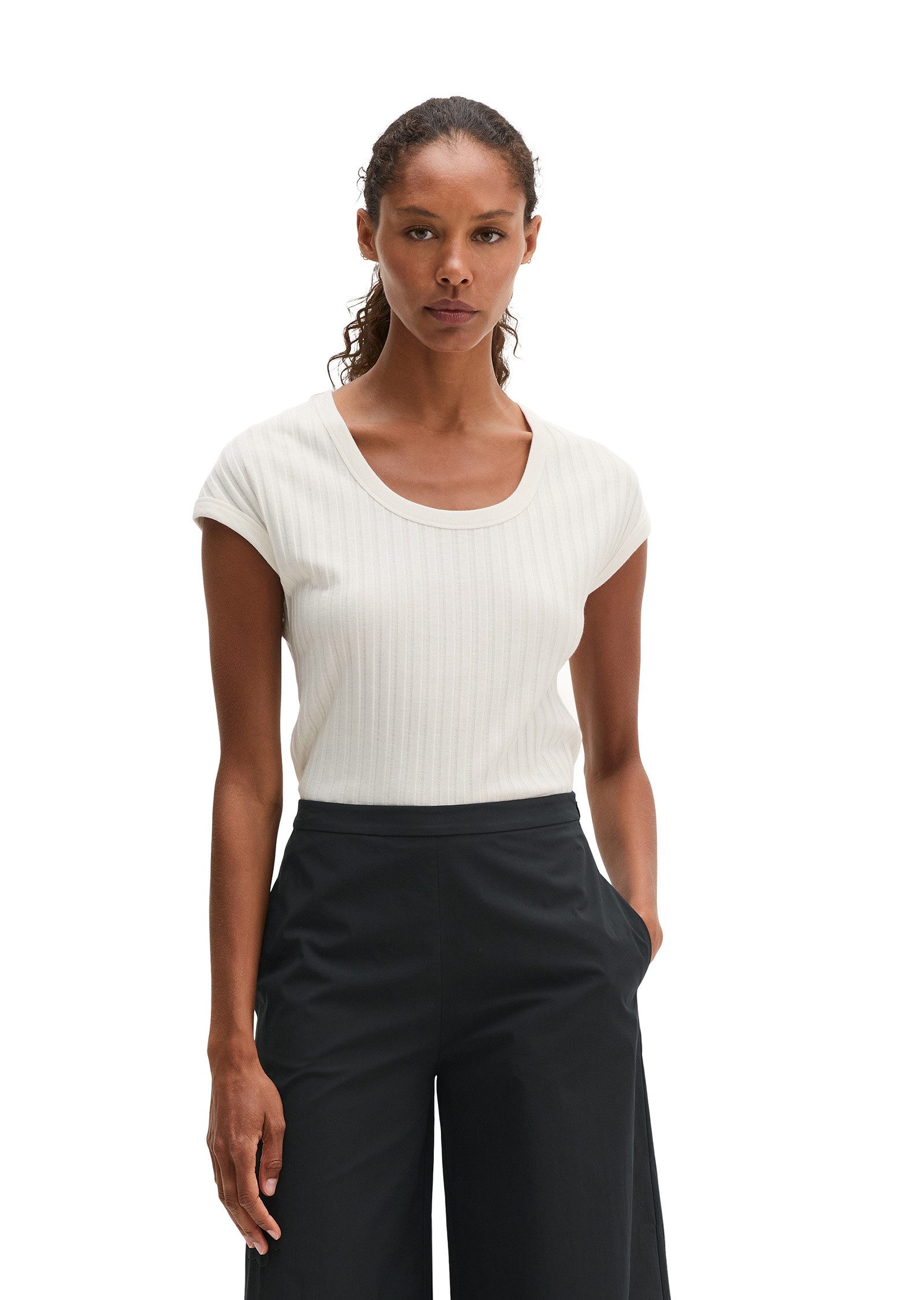 Marc O'Polo T-Shirt aus softem Modal-Organic-Cotton-Mix