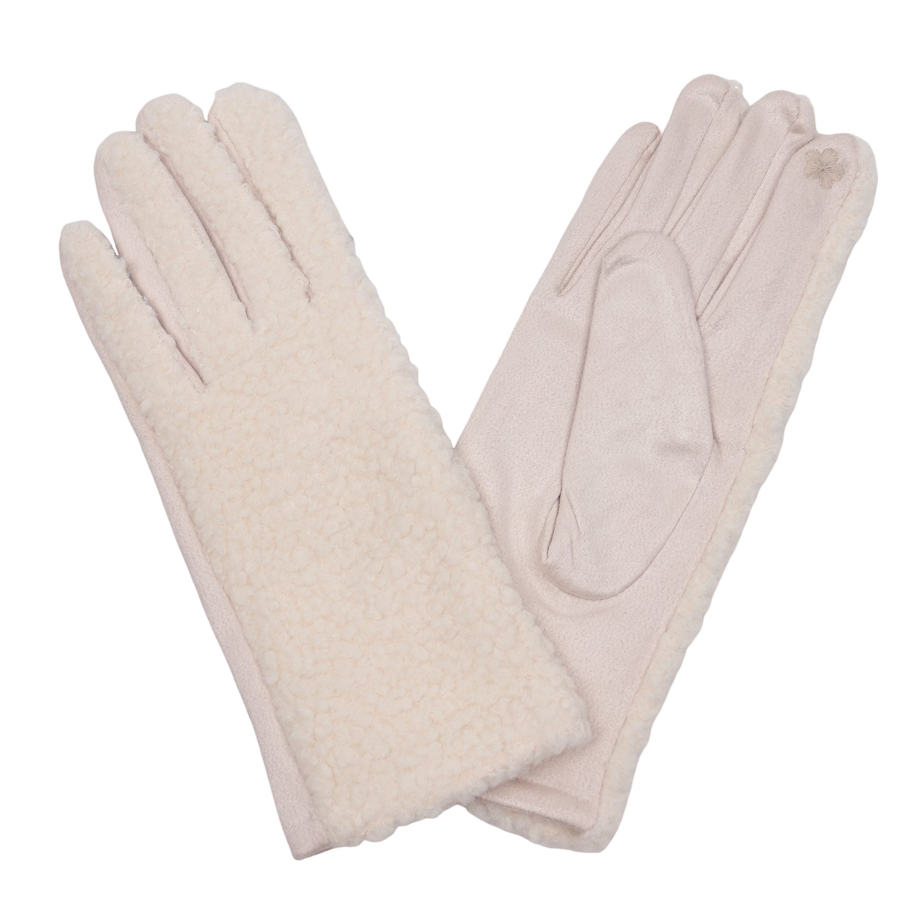 MIRROSI Fleecehandschuhe Damen Handschuhe aus Teddyfell, Warm und Kuschelig günstig online kaufen