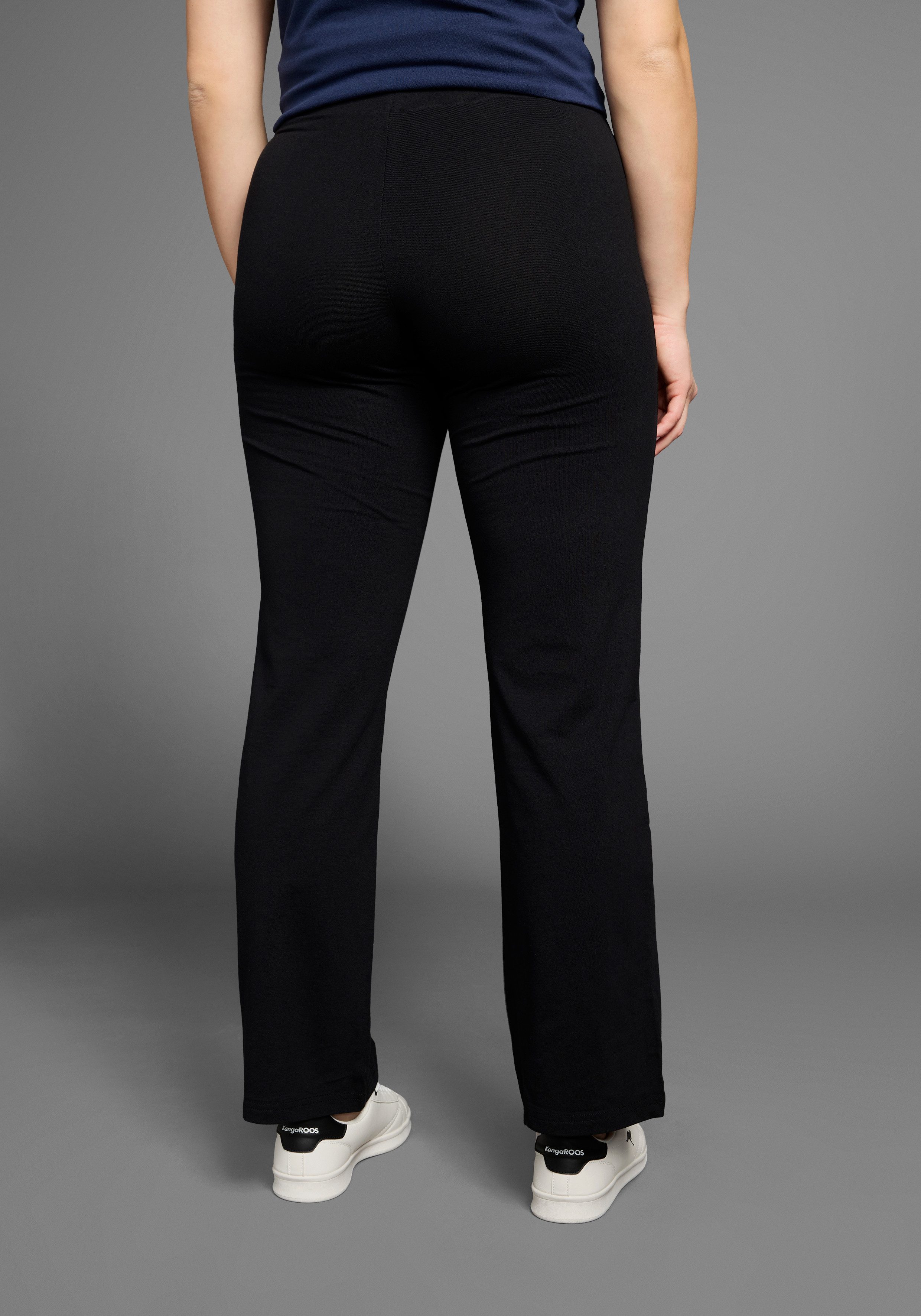 KangaROOS Jazzpants mit Logodruck, in elastischer Jersey-Qualität