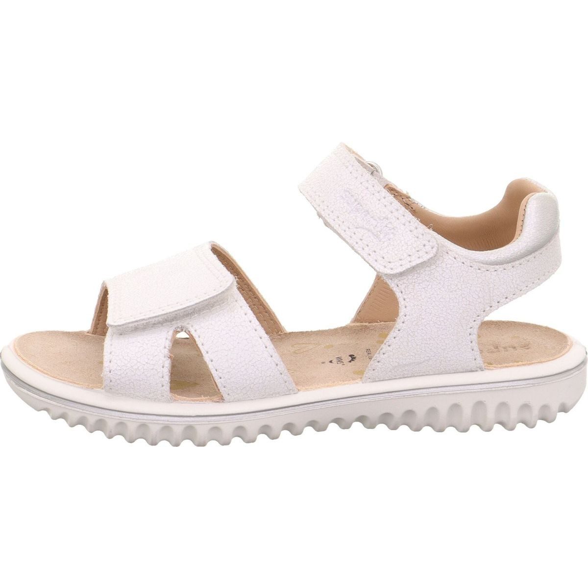 Superfit Sparkle Outdoorsandale Leichte und flexible Mädchensandale aus Veloursleder mit