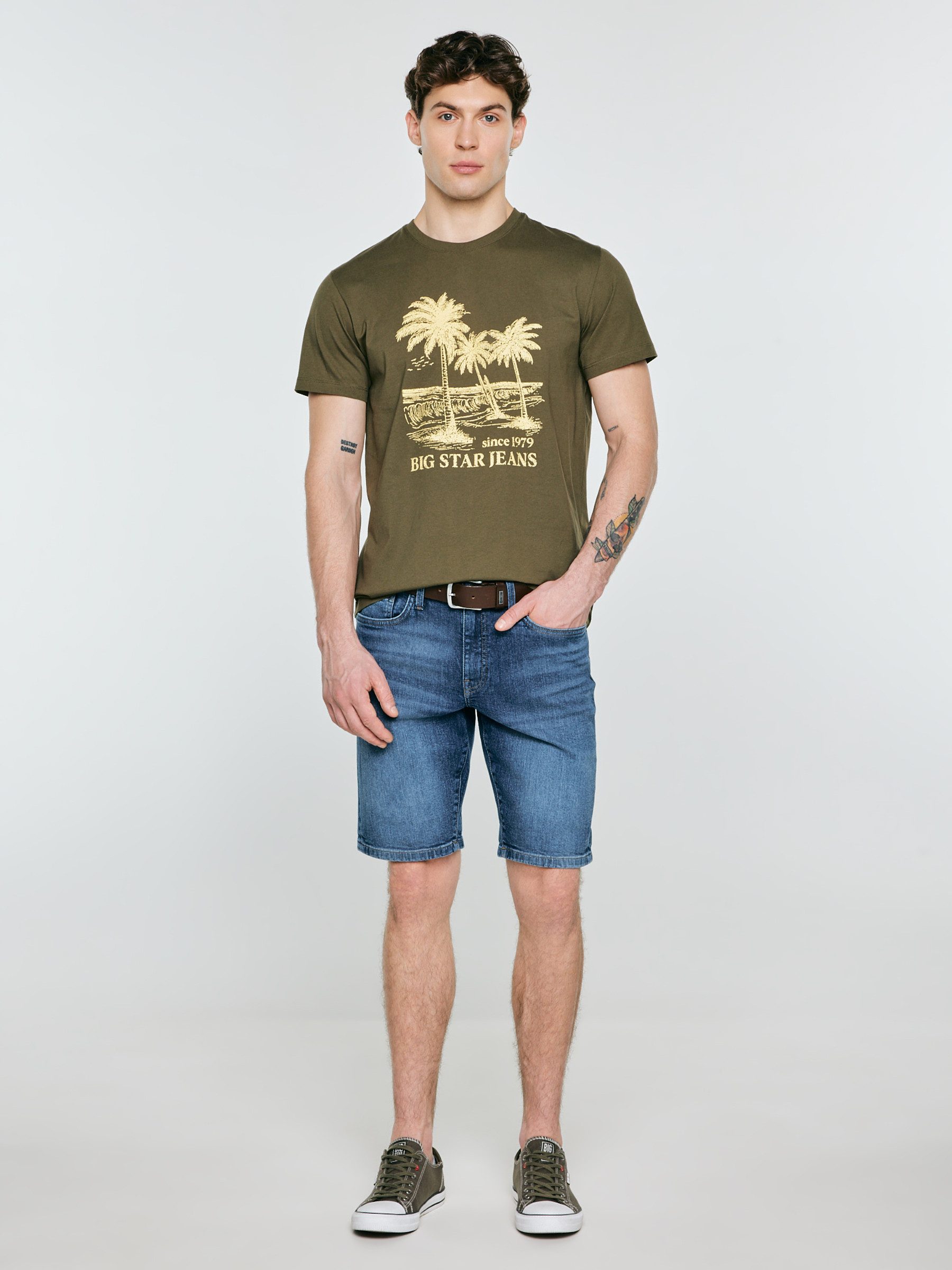 BIG STAR T-Shirt OMER grün