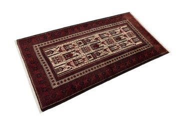 Orientteppich Belutsch 107x200 Handgeknüpfter Orientteppich / Perserteppich Läufer, Nain Trading, rechteckig, Höhe: 6 mm