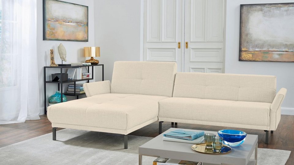 Hülsta Sofa Ecksofa »hs.410«, mit verstellbaren Arm- und ... Hülsta Sofa Ecksofa »hs.410«, mit verstellbaren Arm- und ...