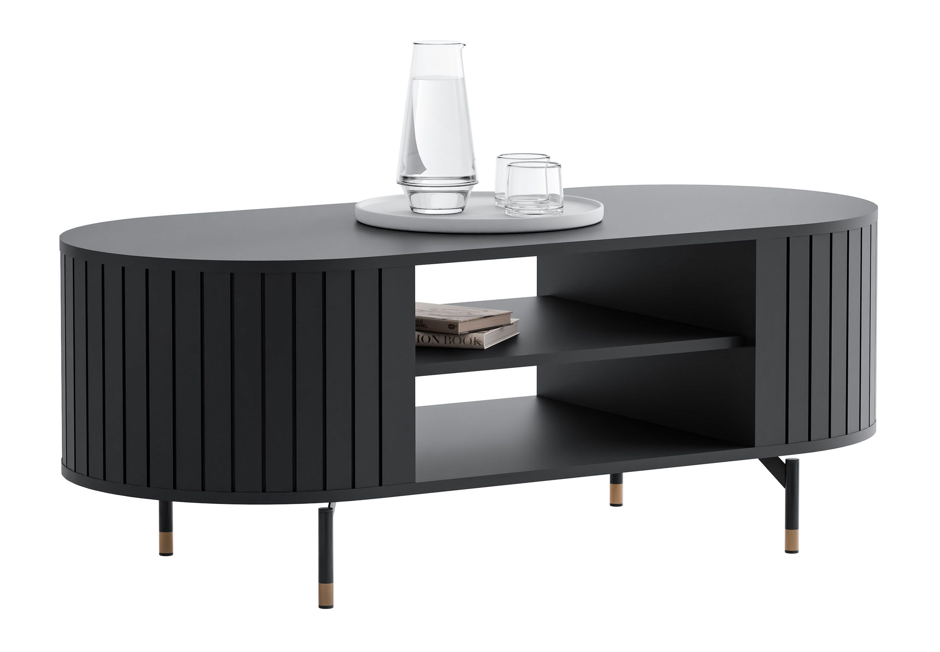 Lookway Couchtisch ELODIE mit Ablage – modern, elegant & funktional (1x Cou günstig online kaufen