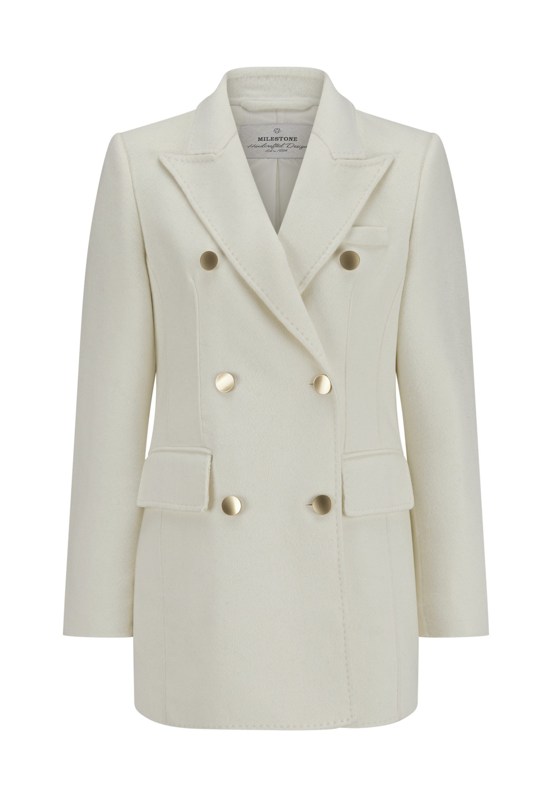 Longblazer MSNeptune Damen elegant, feminin, klassisch Knöpfe