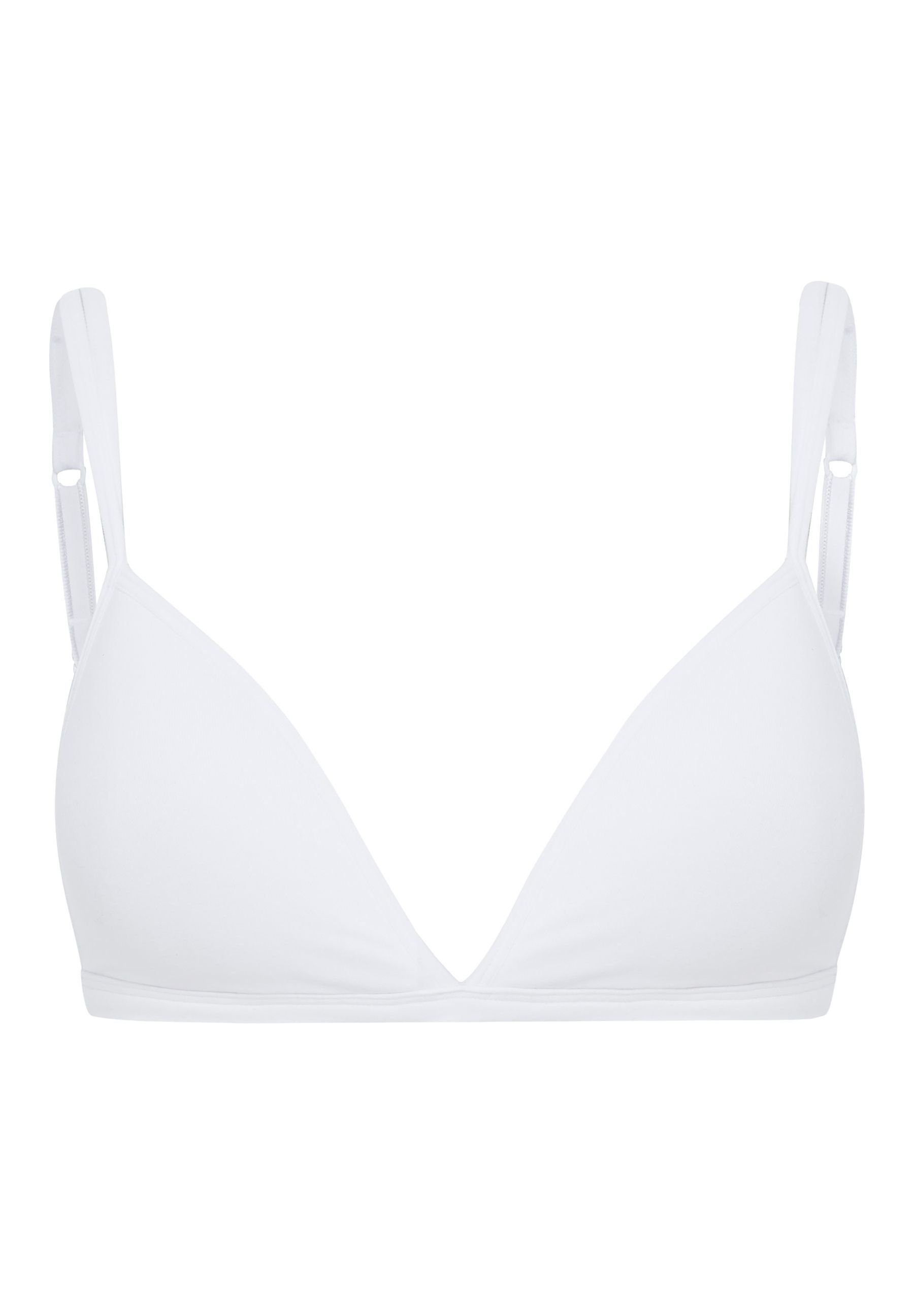 Schalen-BH Triangel Schalen BH ohne Bügel Cotton Essentials