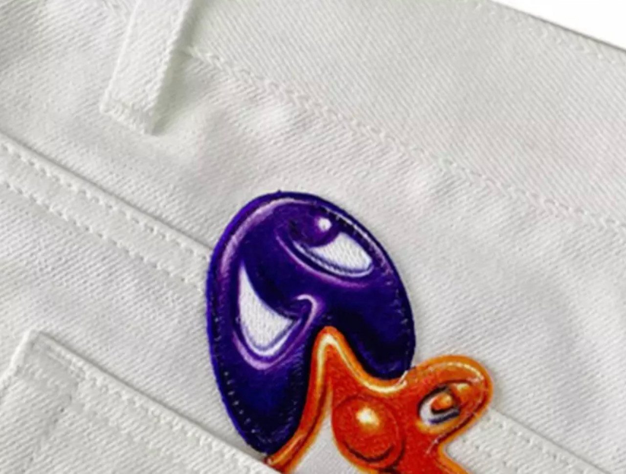 Dior 5-Pocket-Jeans X Kenny Scharf Limited Edition Jeans
