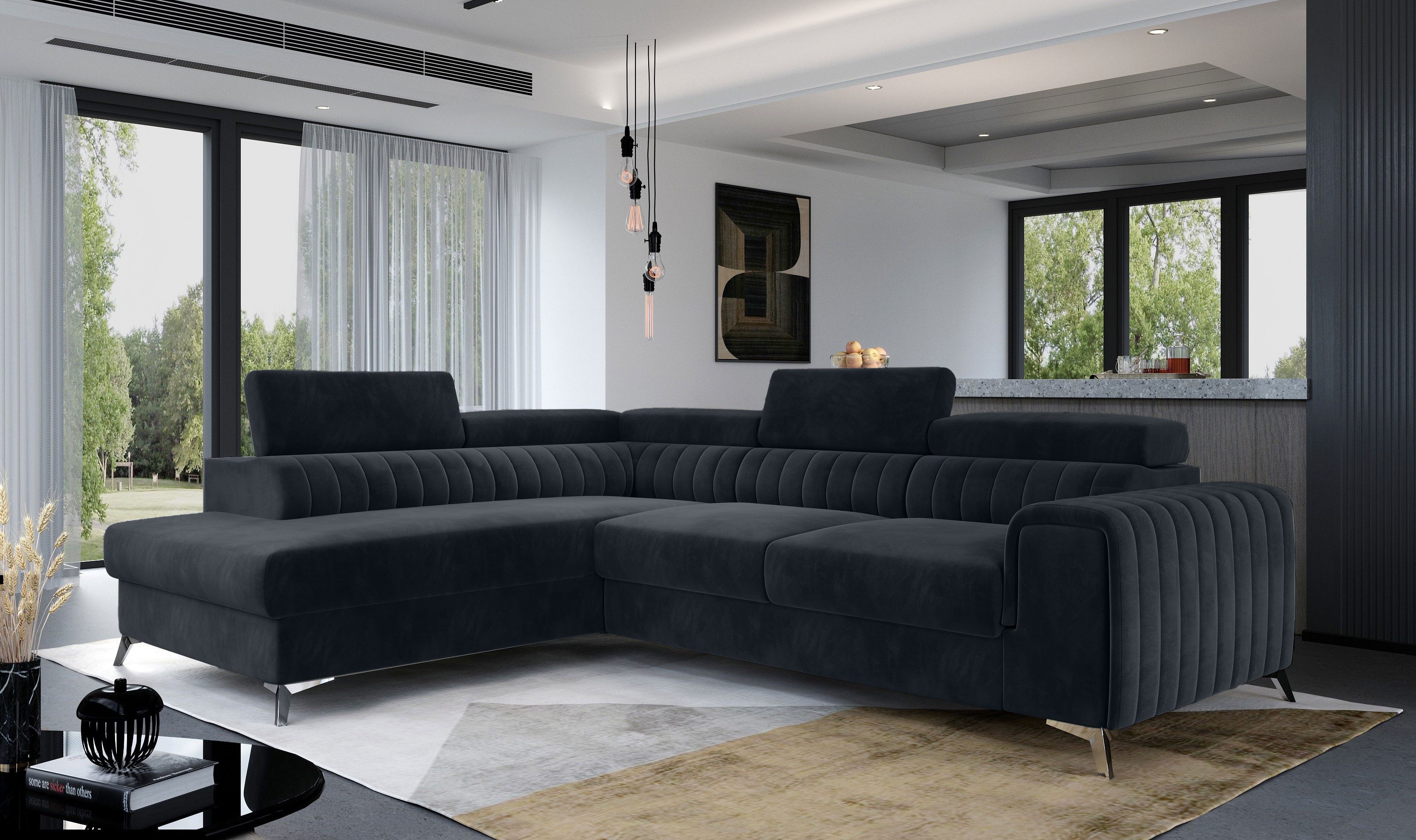 MOEBLO Ecksofa OLIVIER, mit Schlaffunktion und günstig online kaufen