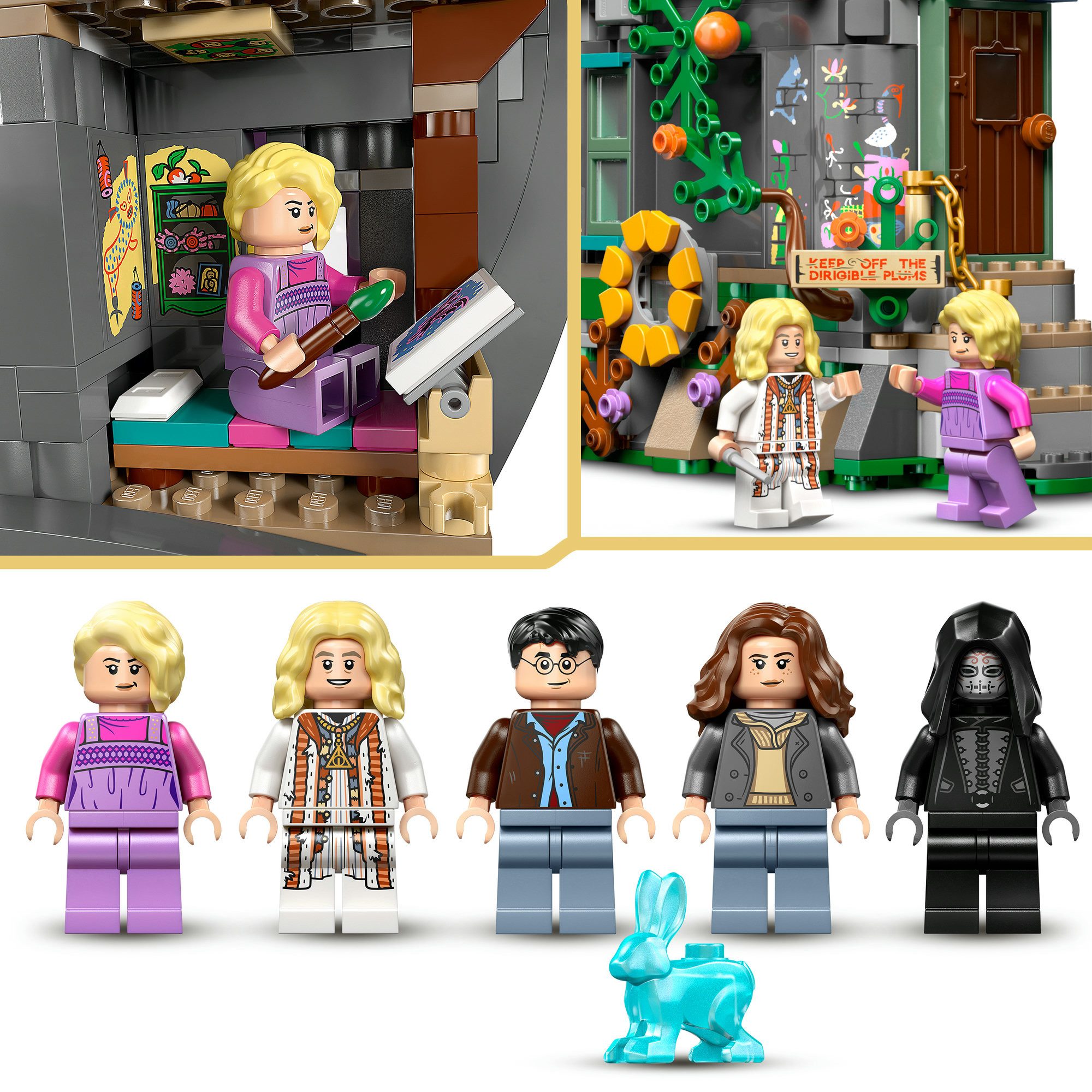LEGO® Luna Lovegoods Haus (76467), LEGO Harry Potter™ Konstruktionsspielsteine, (764 St) – Bild 5 von 5