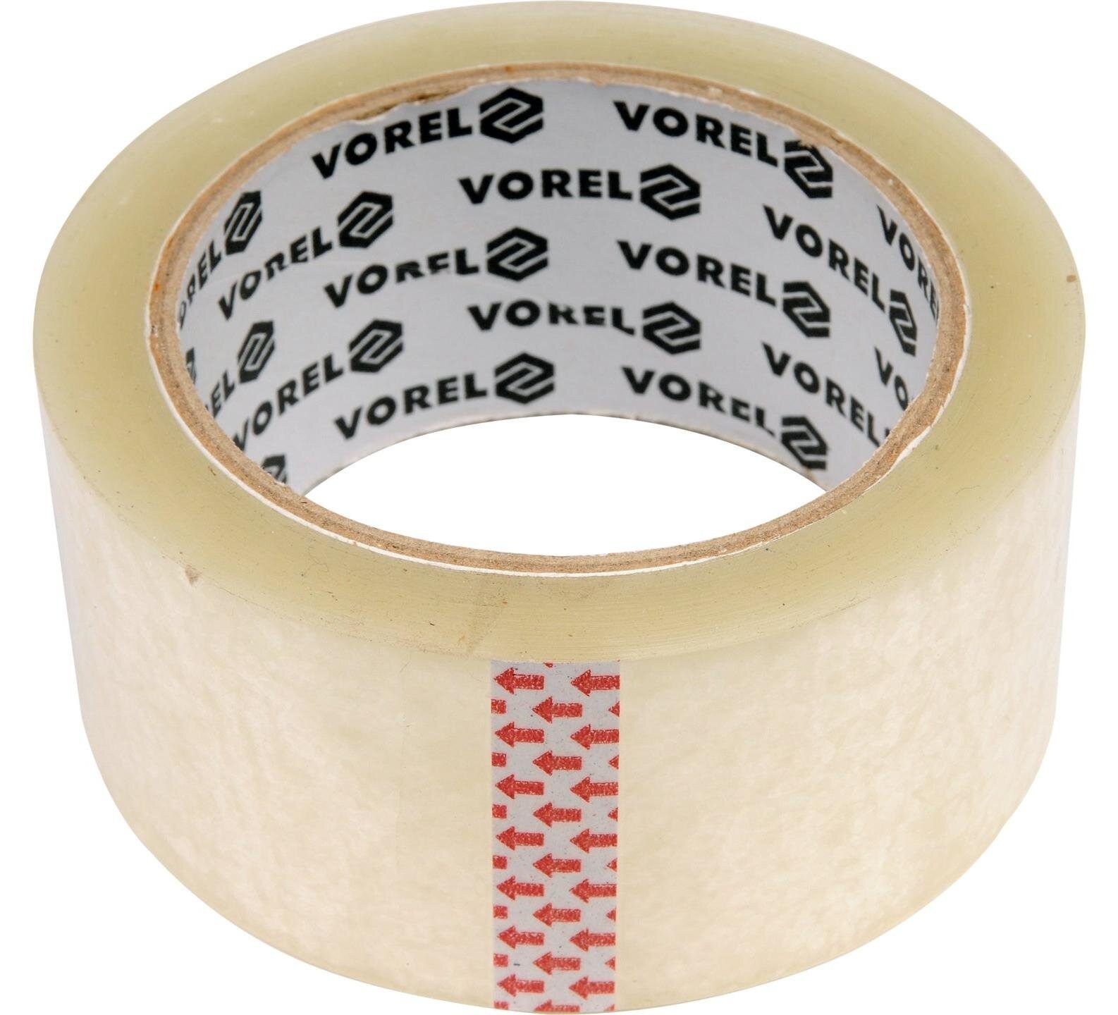 TOYA Paket-Klebeband VOREL VERPACKUNGSBAND PP TRANSPARENT 48mmx66m