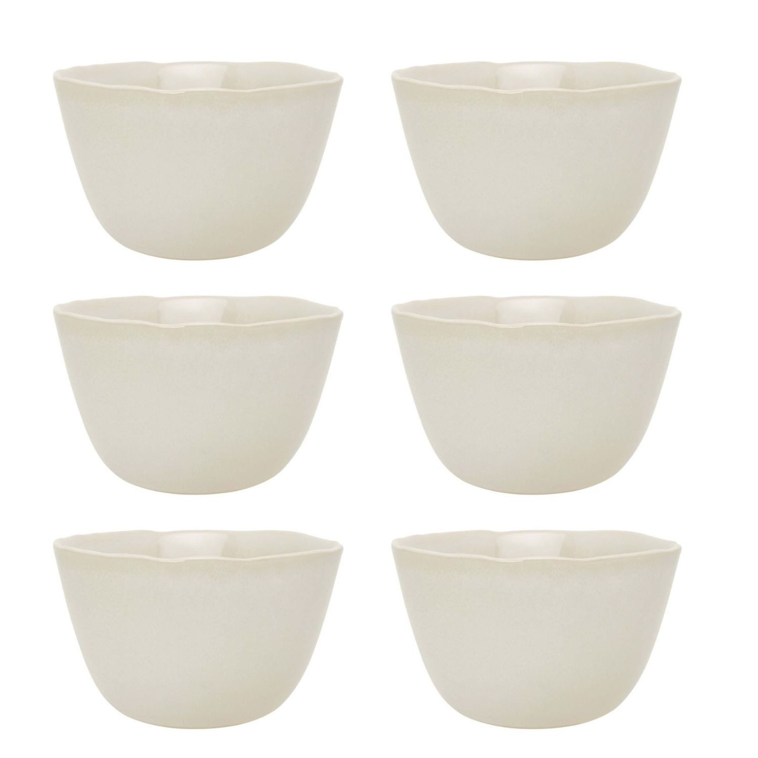 Bastion Collections Dessertschale Clear Heart, Stoneware, Spülmaschinengeeignet, Creme, Clear Heart, H: 7cm