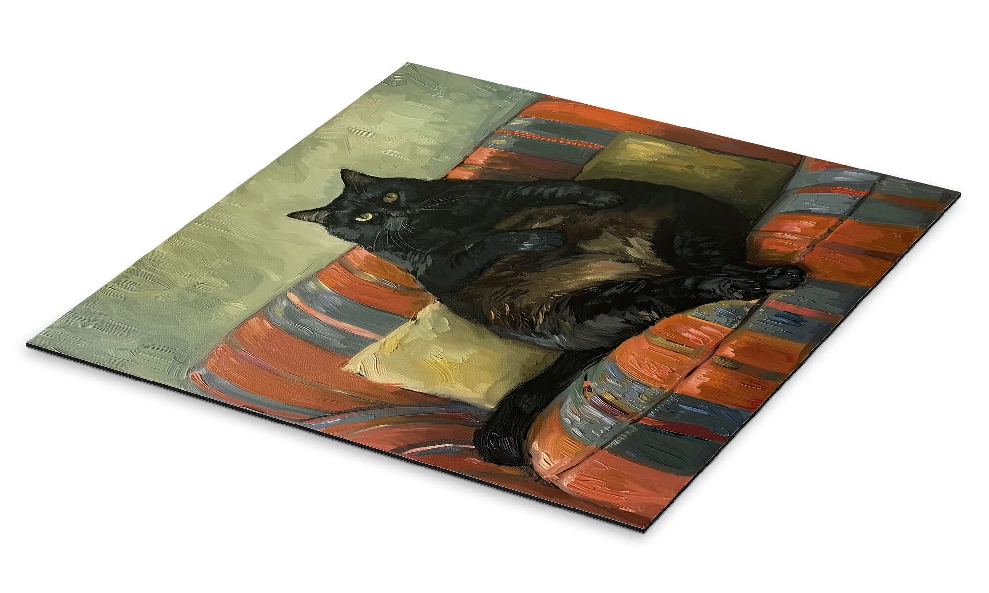 Posterlounge Wandbild Die fette Katze II, Felipe Hora, erhältlich als Poster, Leinwandbild, Wandsticker oder Acrylglasbild