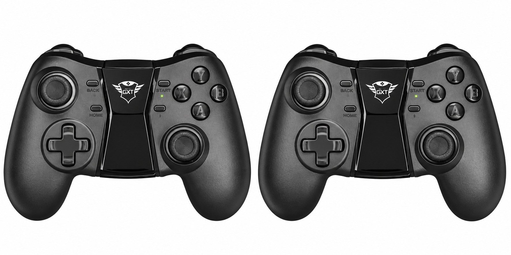 Trust 2X Gamepad Controller GXT 590 Bosi Bluetooth für PC Smartphone Gaming Controller (Wireless Controller Gamecontroller Spielecontroller Gamepad)