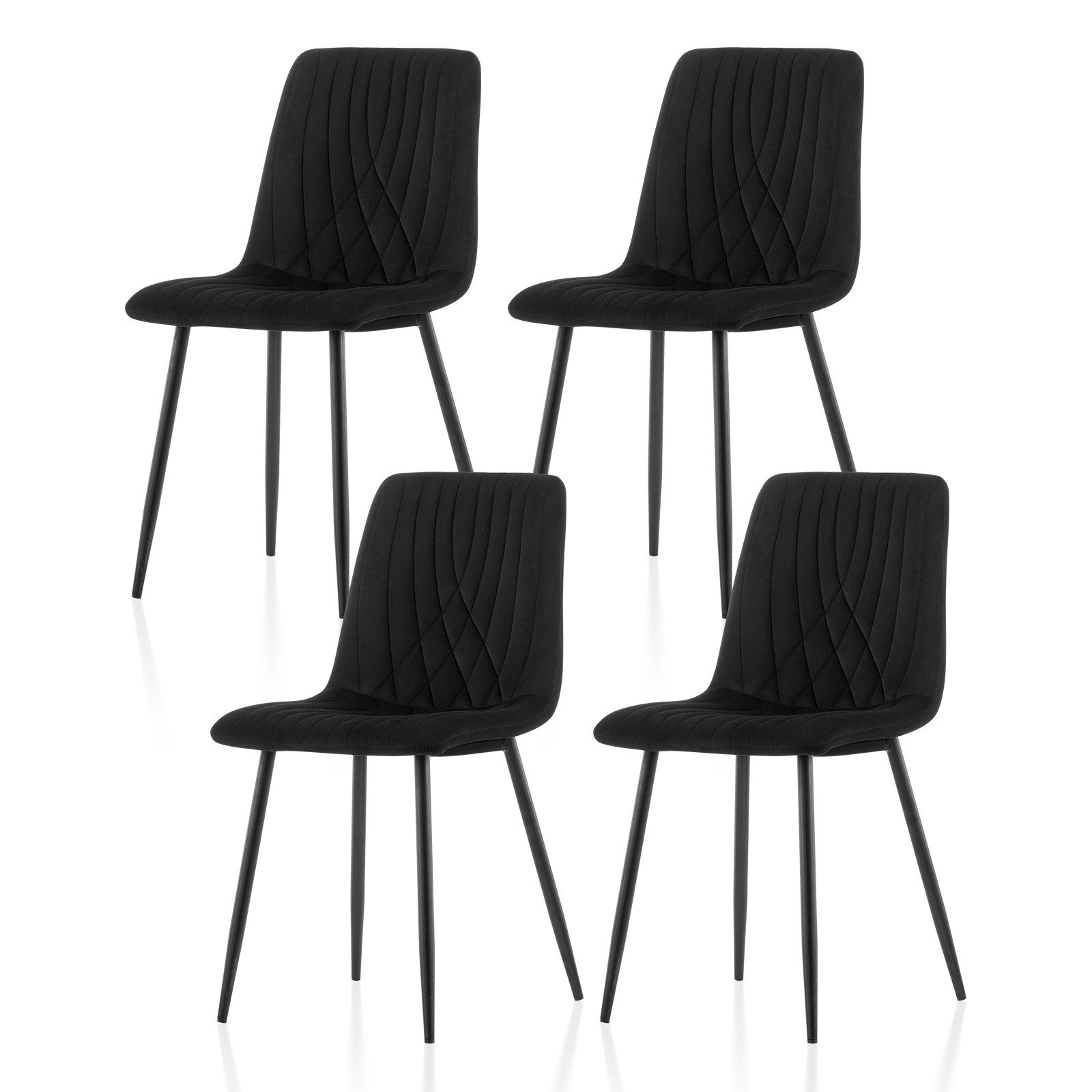 Ofcasa Esszimmerstuhl Küchenstuhl (4 St), Samt günstig online kaufen
