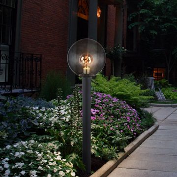 etc-shop Außen-Stehlampe, Leuchtmittel nicht inklusive, Garten Stehlampe Außen Standleuchte Außen anthrazit