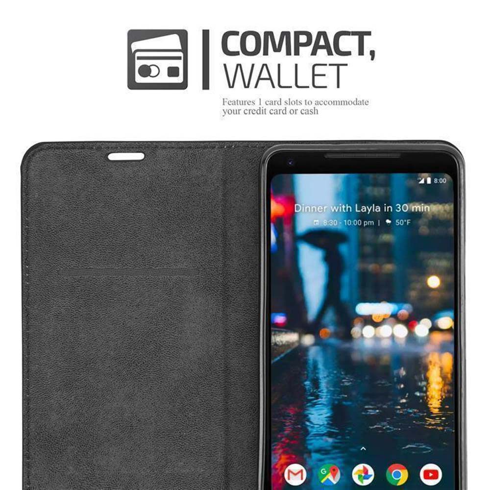 Cadorabo Handyhülle für Google PIXEL 2 XL Hülle Google PIXEL 2 XL, Hülle Schutzhülle mit Standfunktion, Magnetverschluss und Kartenfach