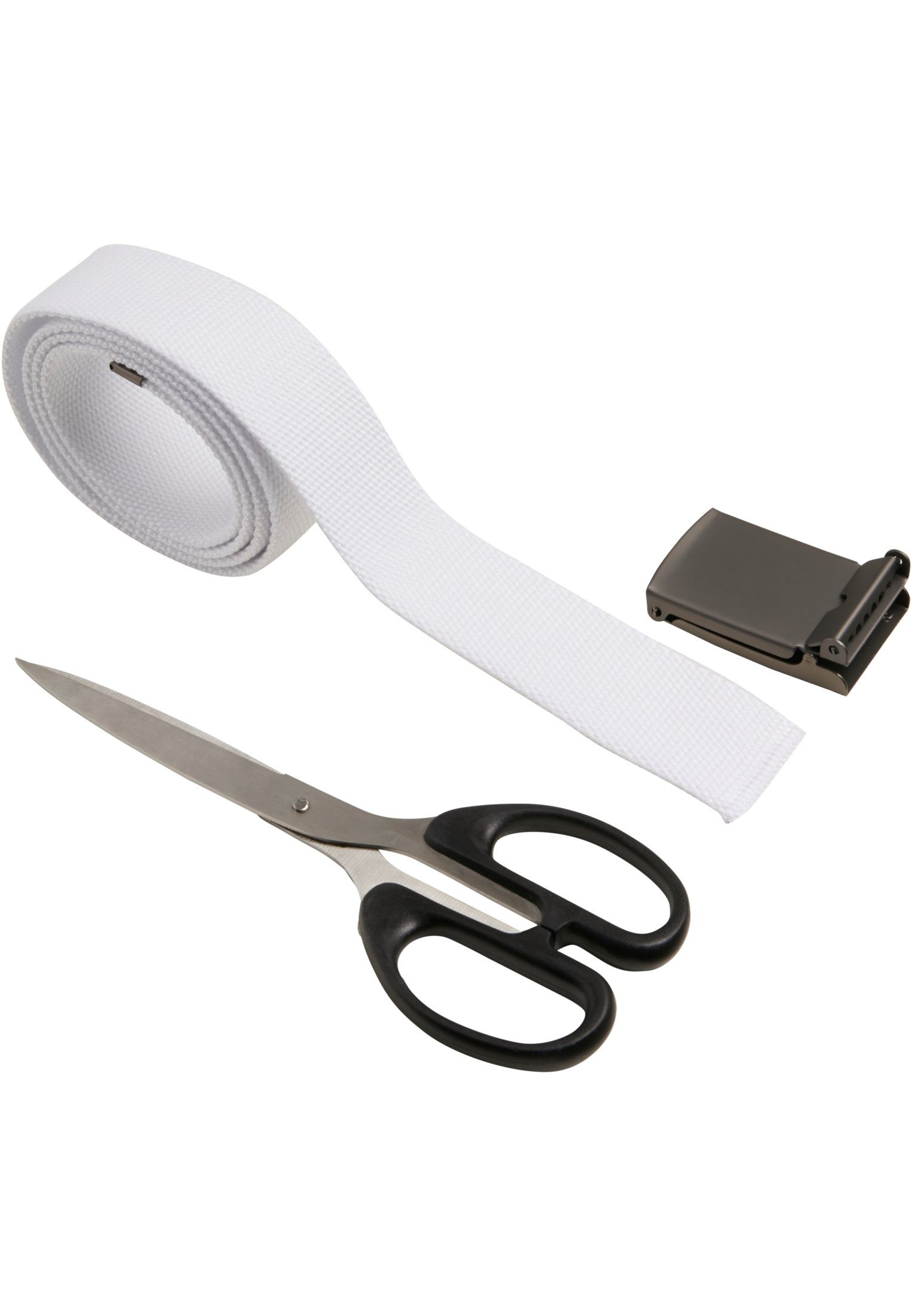 Accessoires Canvas Hüftgürtel URBAN CLASSICS Belts white/silver