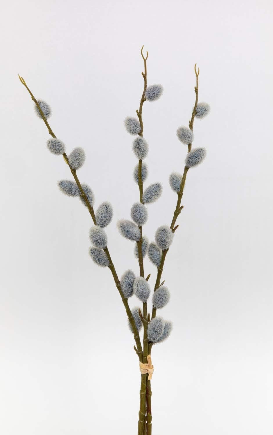 Kunstblume 3er-Bund Weidenkätzchen Nature 46cm FT günstig online kaufen