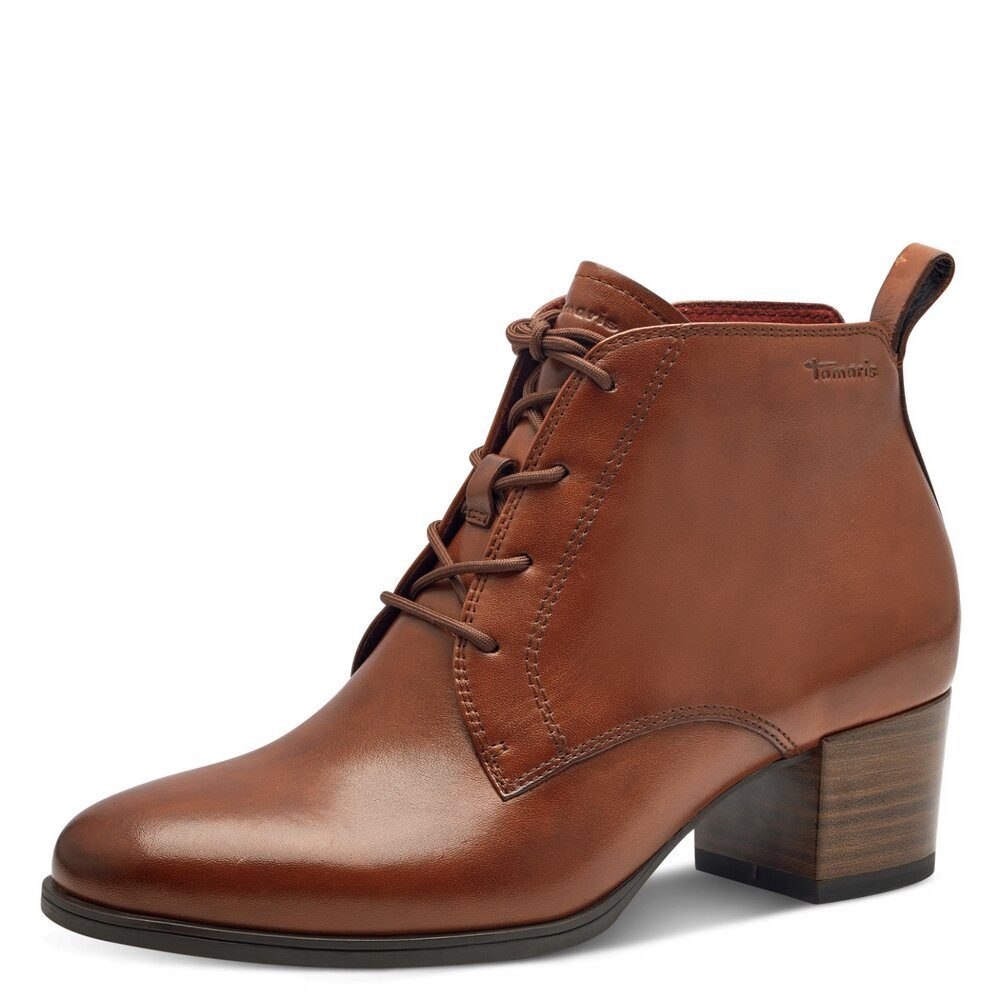 Tamaris Schnürstiefelette "Tamaris Stiefelette Leder" günstig online kaufen