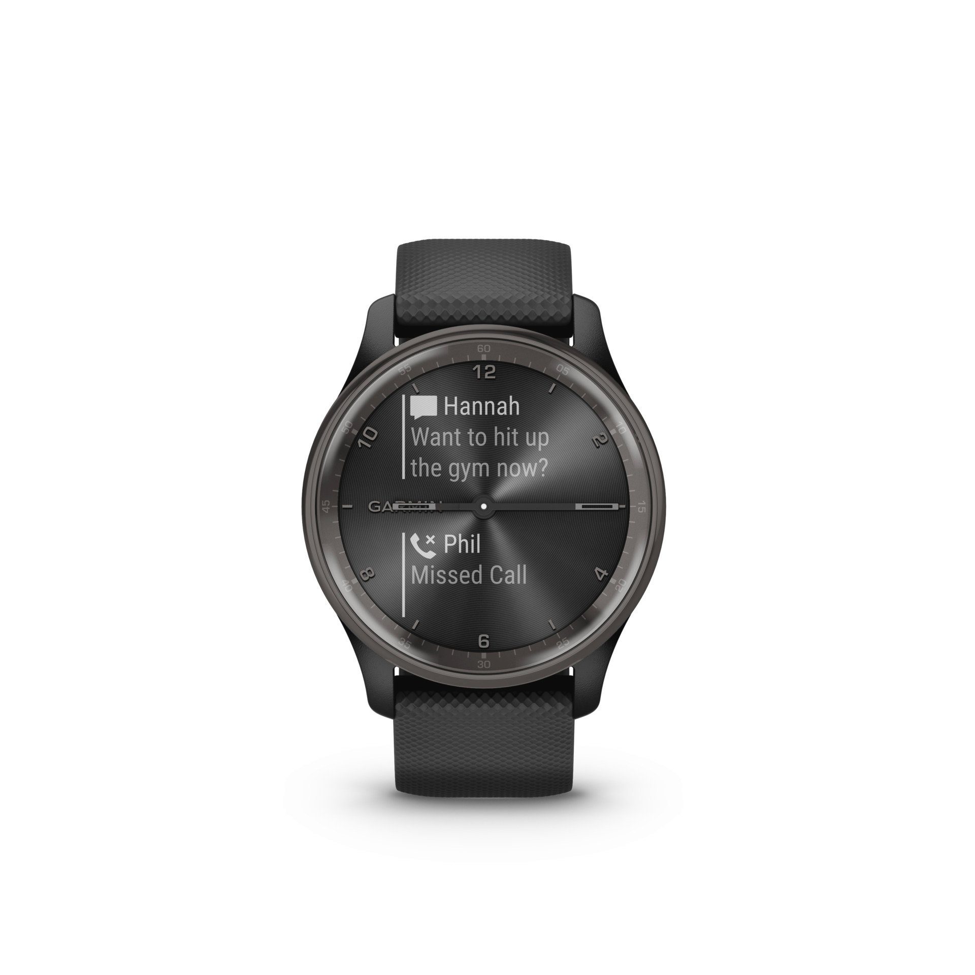 TREND | VIVOMOVE Fitnessuhr Garmin Schwarz/Schiefergrau schwarz (Proprietär)