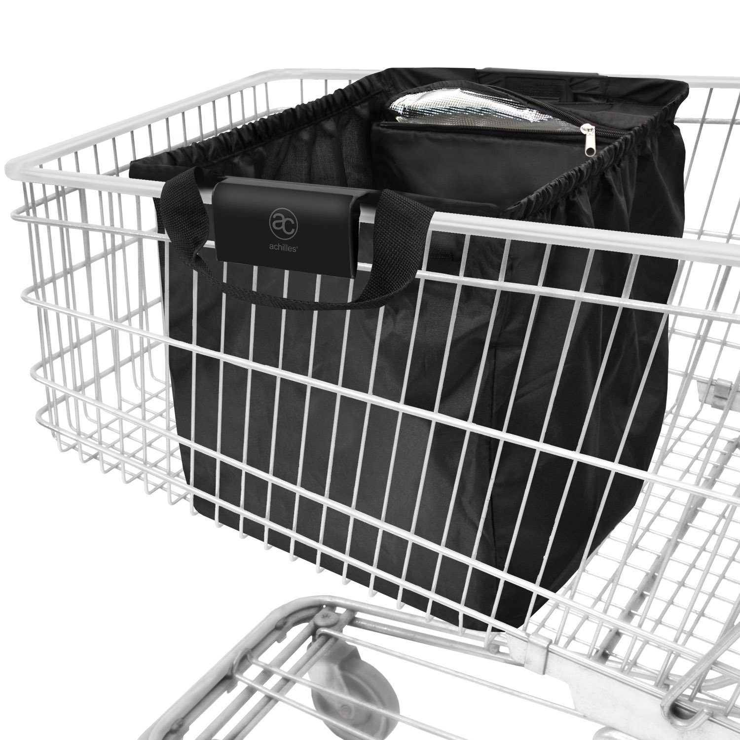 achilles Einkaufsbeutel Easy-Cooler Einkaufswagentasche mit Kühlfunktion, 40 l schwarz