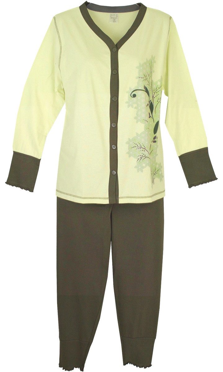 Consult-Tex Pyjama Damen Pyjama Schlafanzug DW311blau günstig online kaufen