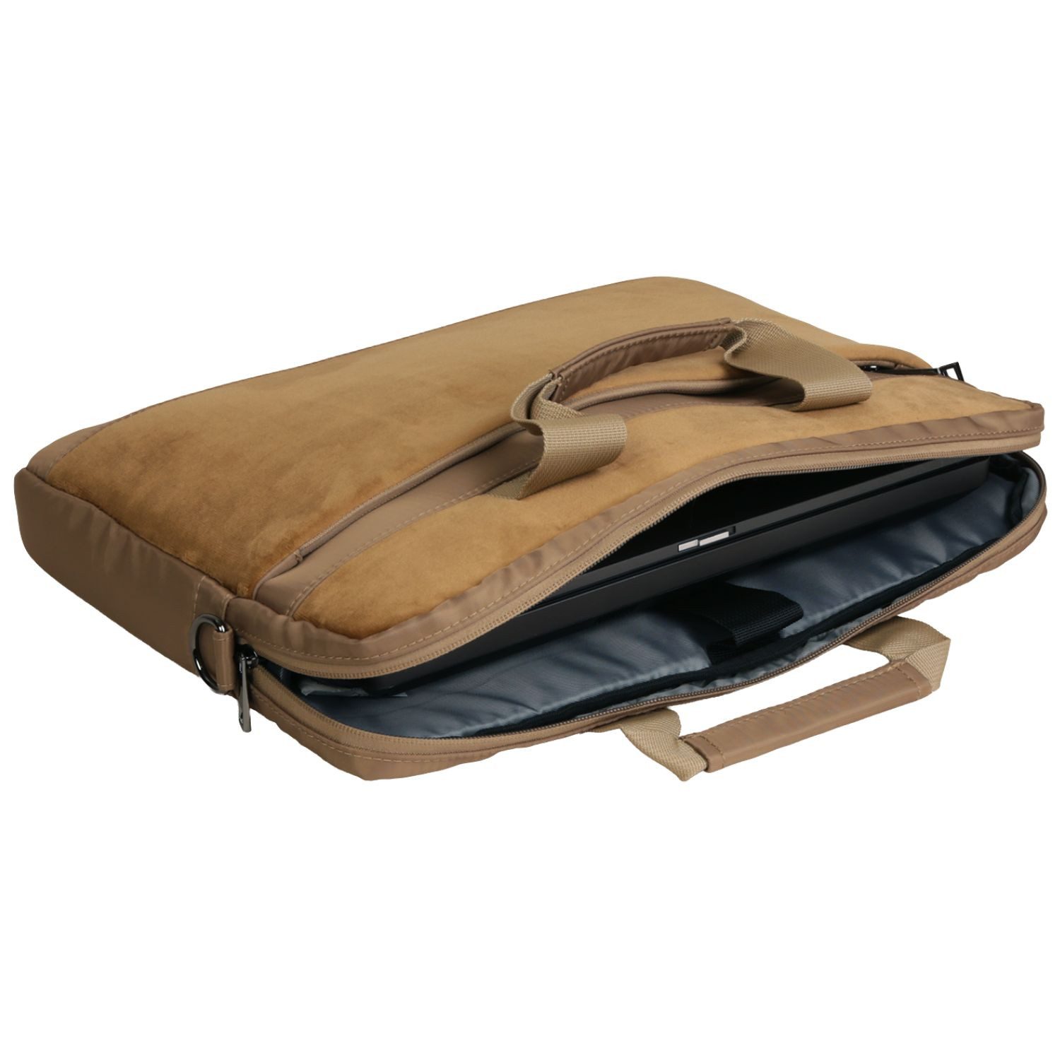 Hama Laptoptasche Notebook-Tasche Schutz-Hülle 15,6" - 16,2" Velvet (Notebook-Tasche), Business Cover Laptop-Case Bag für 15" 15,6" 16" 16,1" 16,2" Zoll