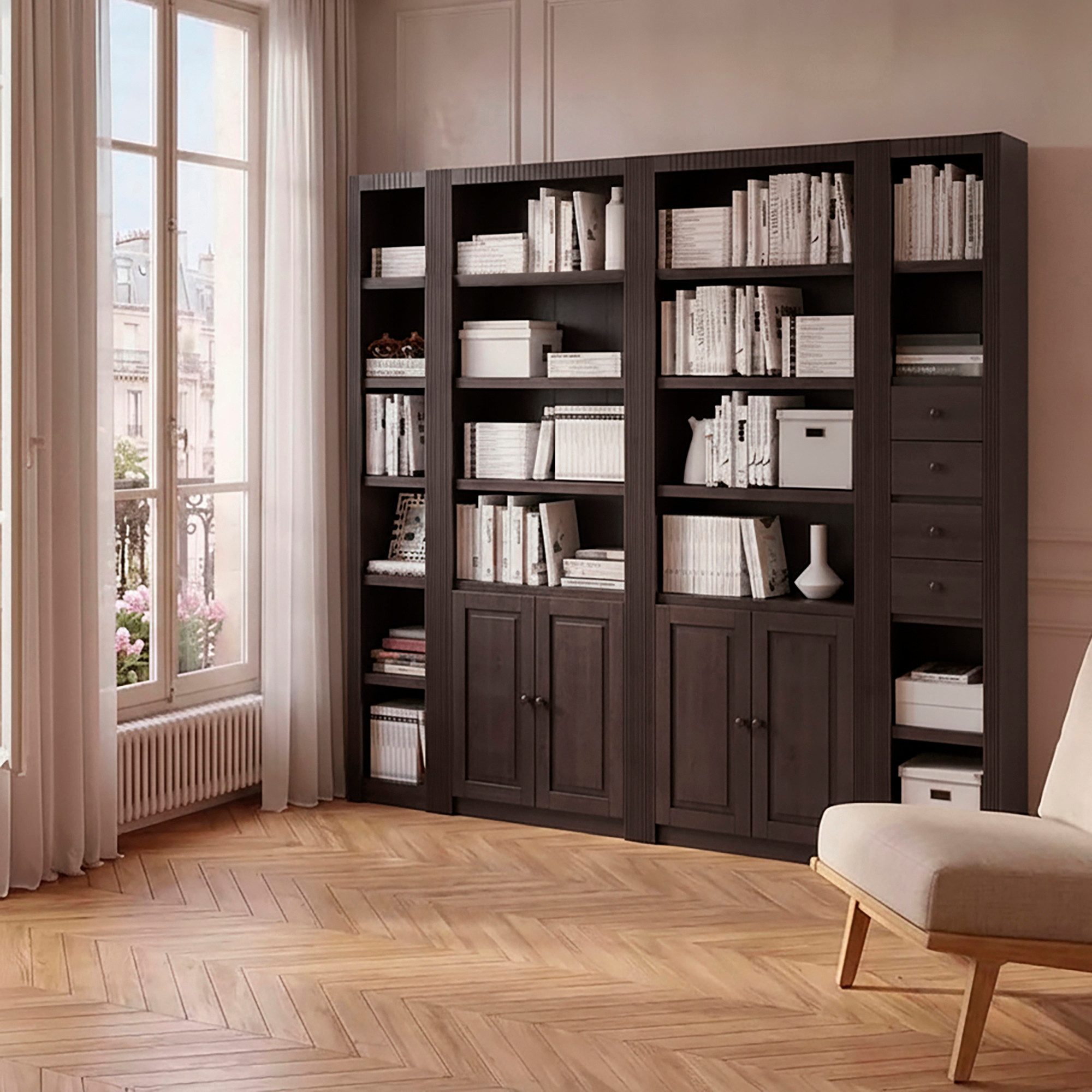 OTTO home Raumteilerregal Bergen, (8-tlg) Breite 255 cm