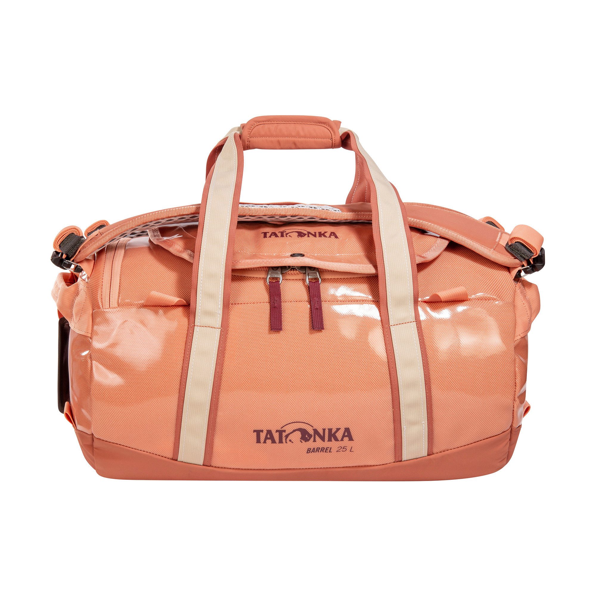 TATONKA® Reisetasche Barrel 25, 25 Liter, verstaubare Rucksackschultergurte, pflegeleichtes Material