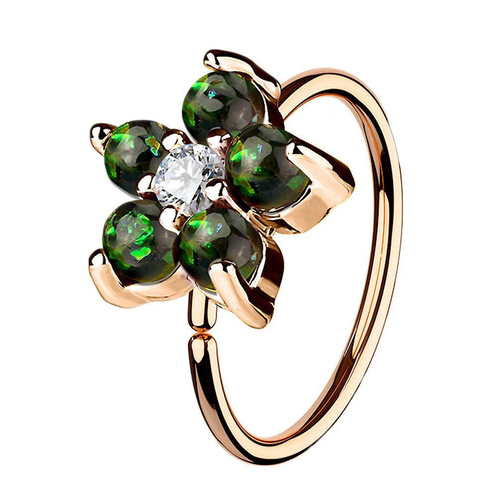 Taffstyle Nasenpiercing Nasenpiercing Universal Tragus Ring Rosegold IP Opa günstig online kaufen