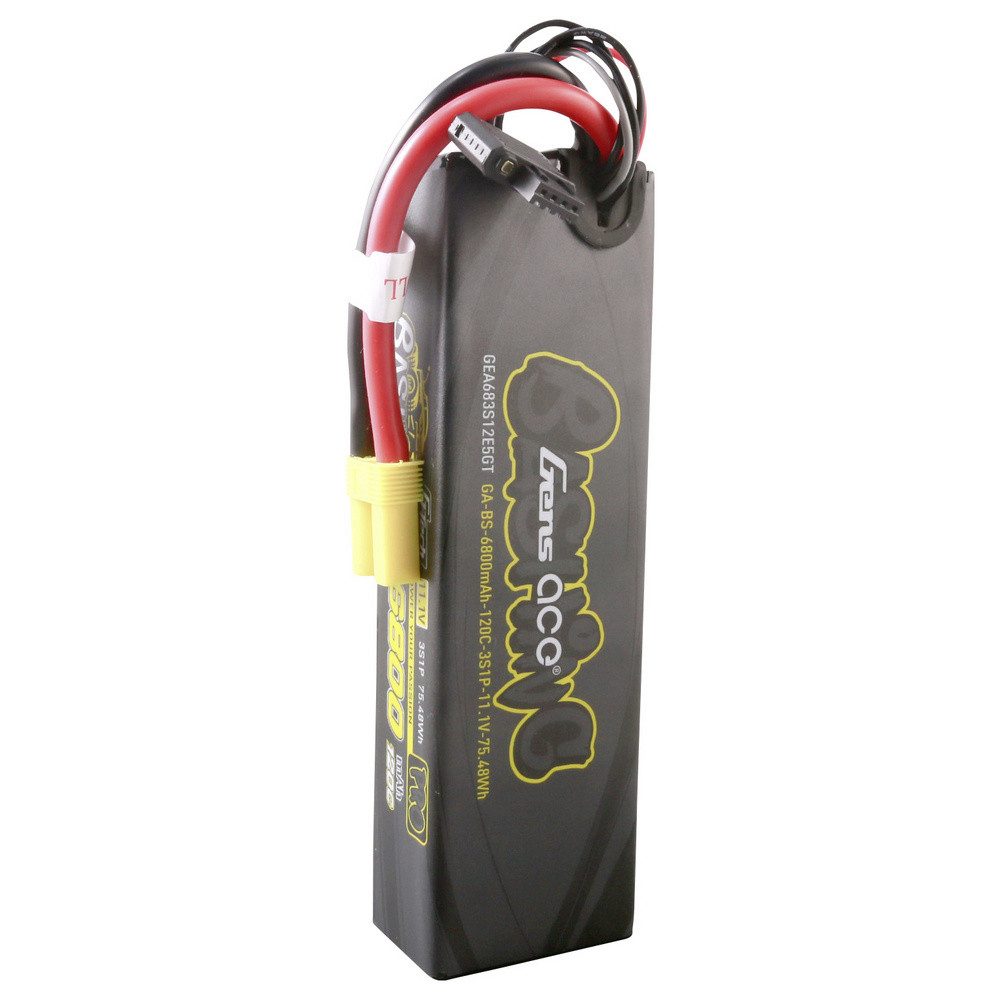Gens ace Gens ace Modellbau-Akkupack (LiPo) 11.1 V 6800 mAh Hardcase EC5 Akku 6800 mAh