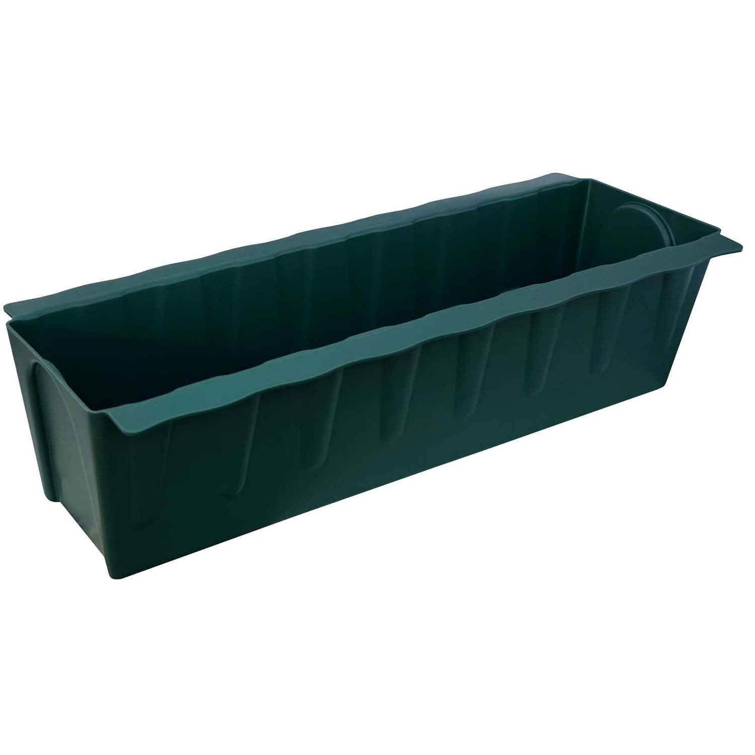 BURI Blumenkasten Blumenkasten Europaletten 10er-Set Dunkelgrün Pflanzkasten Balkon