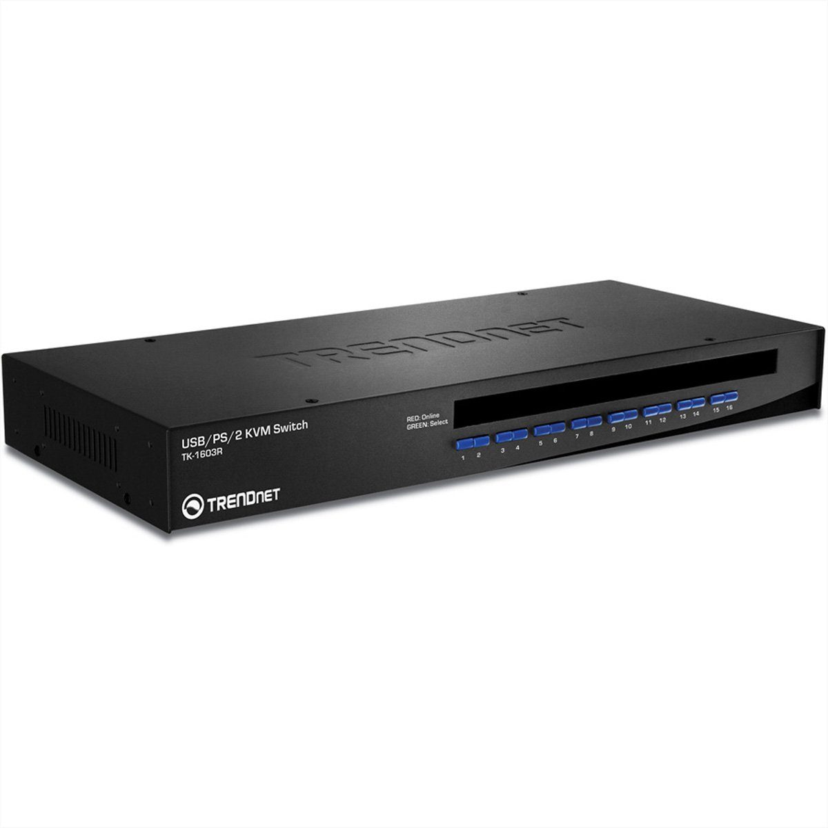 TK-1603R KVM Switch 16-Port USB/PS/2 Rack Mount Computer-Adapter