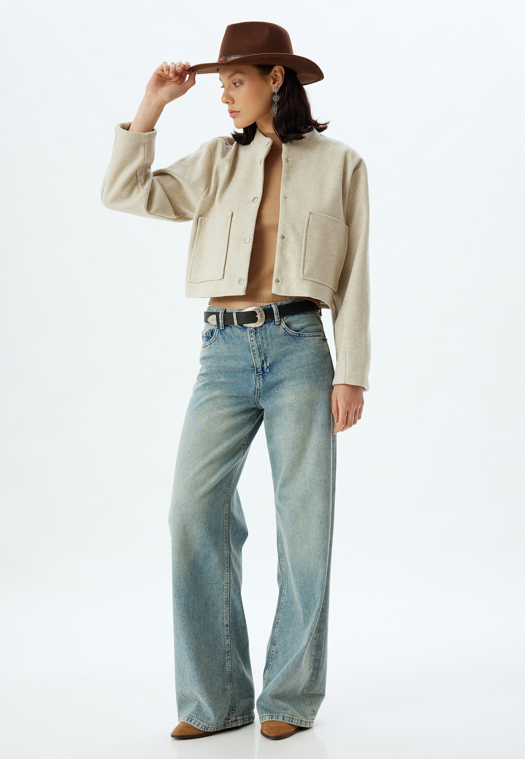 Koton Bomberjacke Regular Klassisch