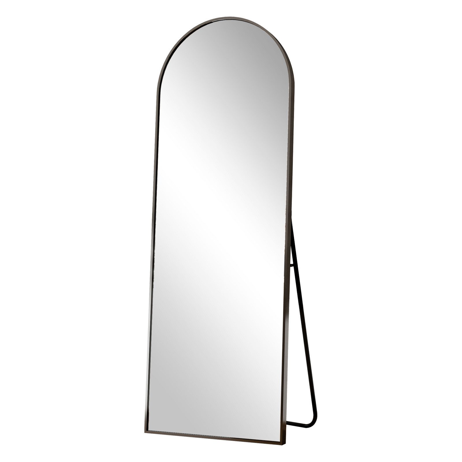 BEAUTYPEAK Ganzkörperspiegel großer Bogenspiegel (165cm*60cm, 150cm*40cm, 180cm*76cm, Halterung für Wandmontage, mit Ständer)