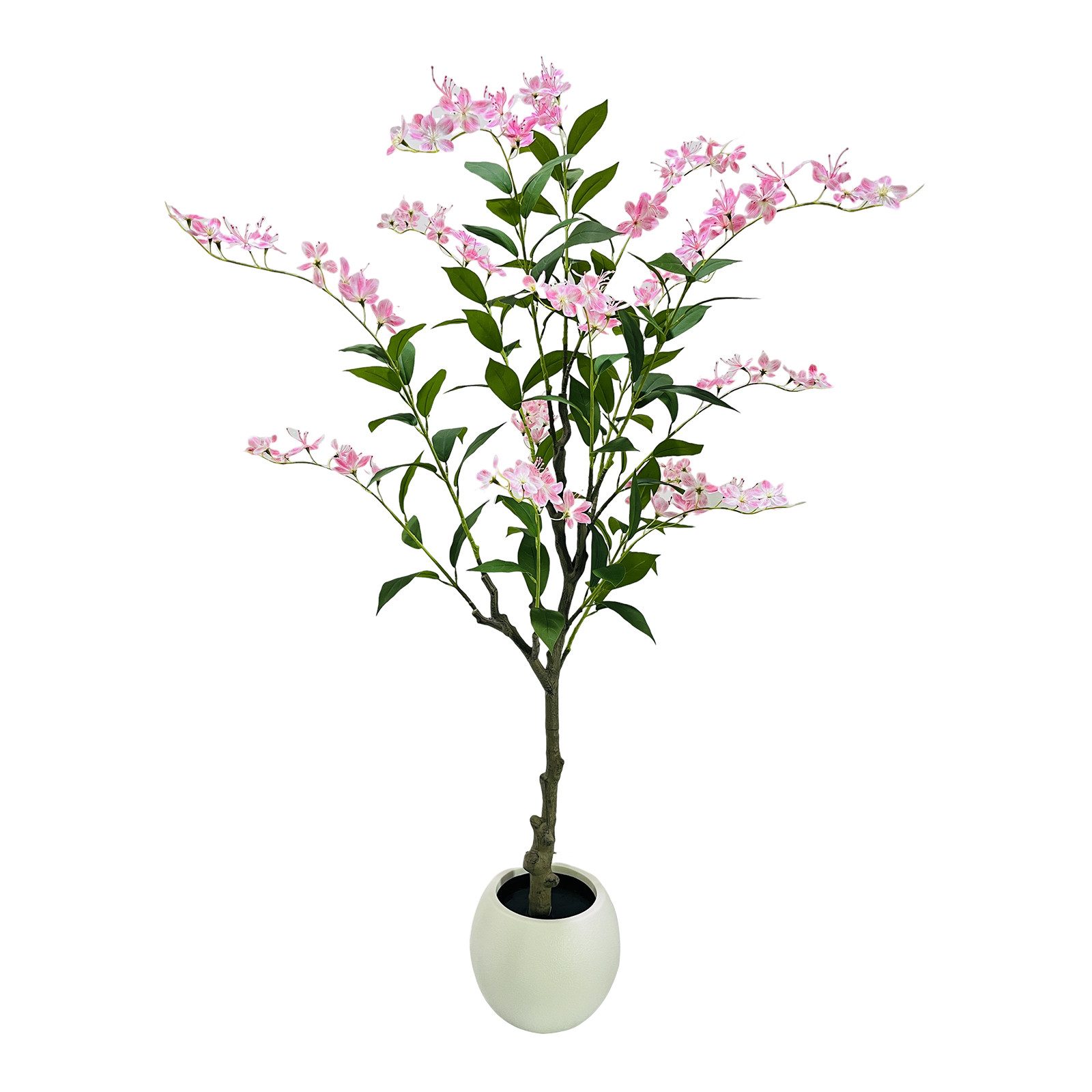 Kunstpflanze Künstlicher Jasmin Baum ist für Home Office Wohnzimmer Schlafzimmer, GarveeMore