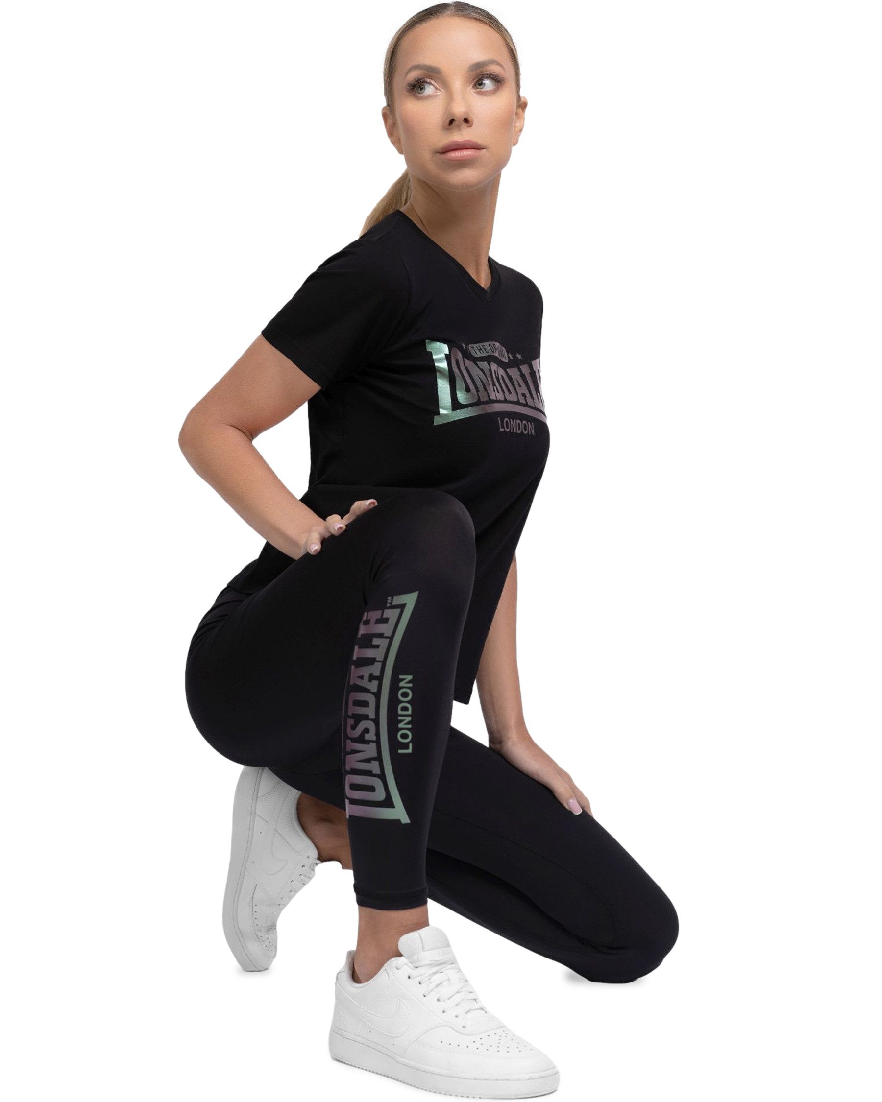 Lonsdale Leggings Lonsdale Sportleggings Coalmoor Logodruck am Bein