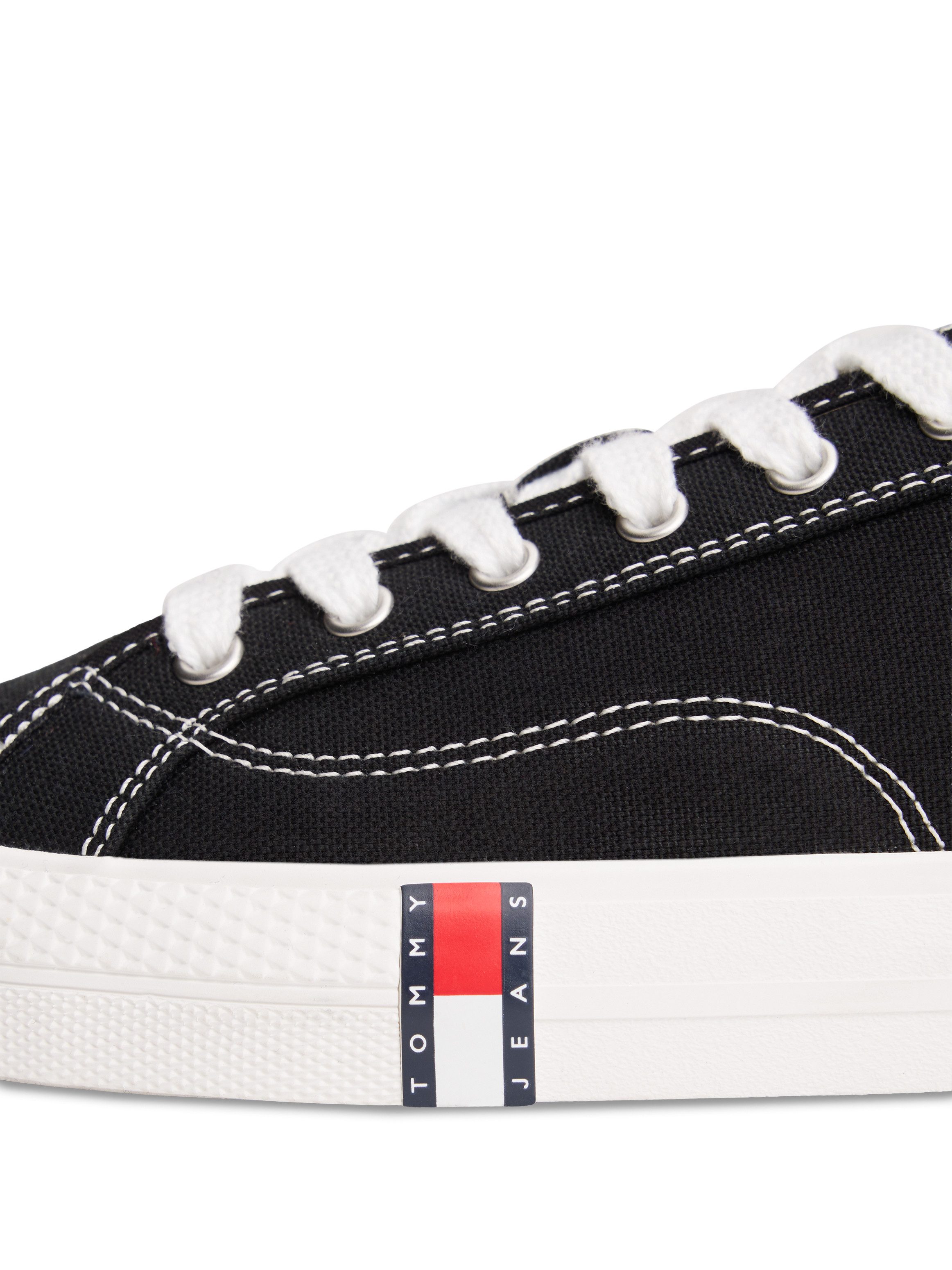 Tommy Jeans ARCHIVE Y2K Plateausneaker Freizeitschuh, Halbschuh, Schnürer im Retro-Look mit Label im Plateau