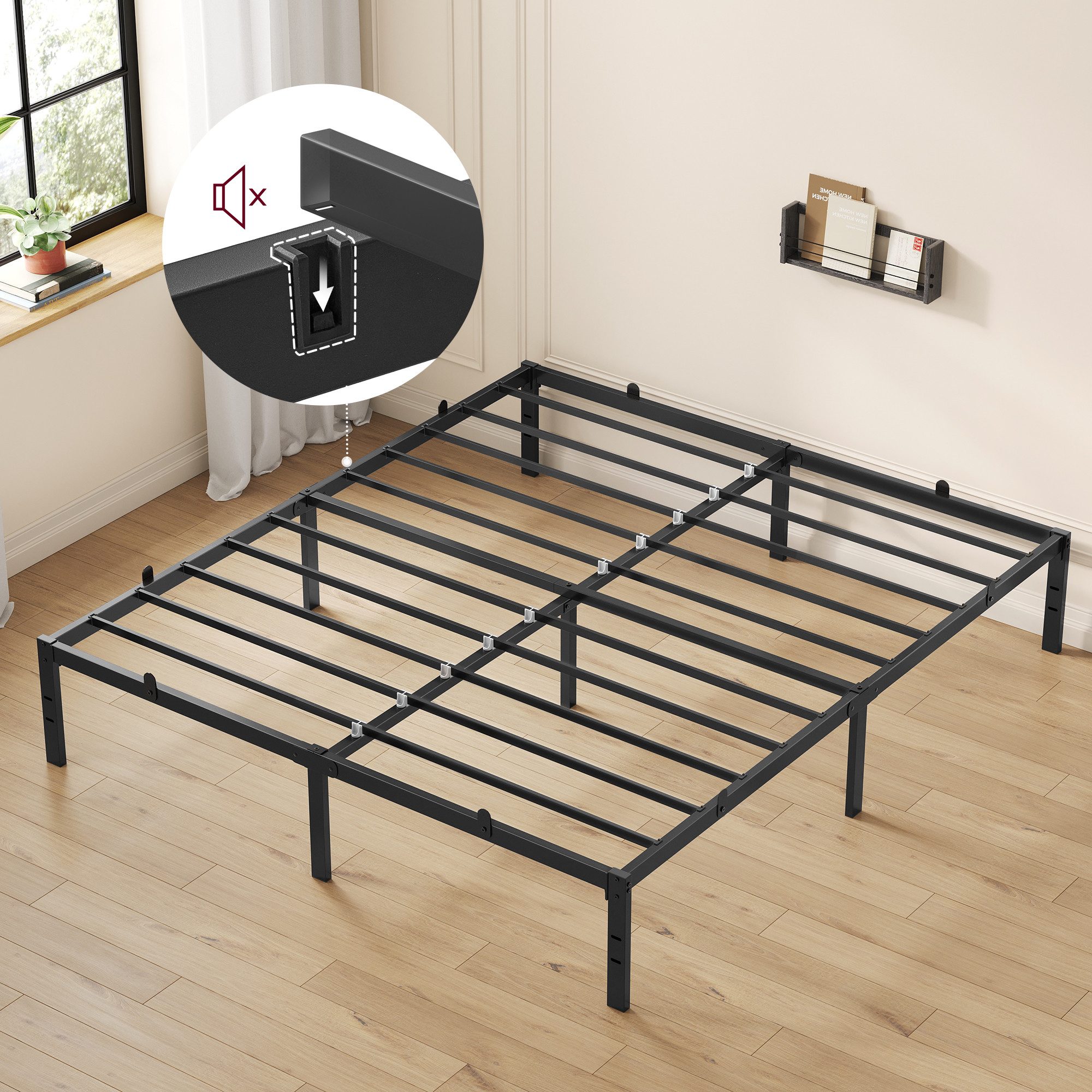 VASAGLE Bettgestell (160 x 200 cm, günstig online kaufen