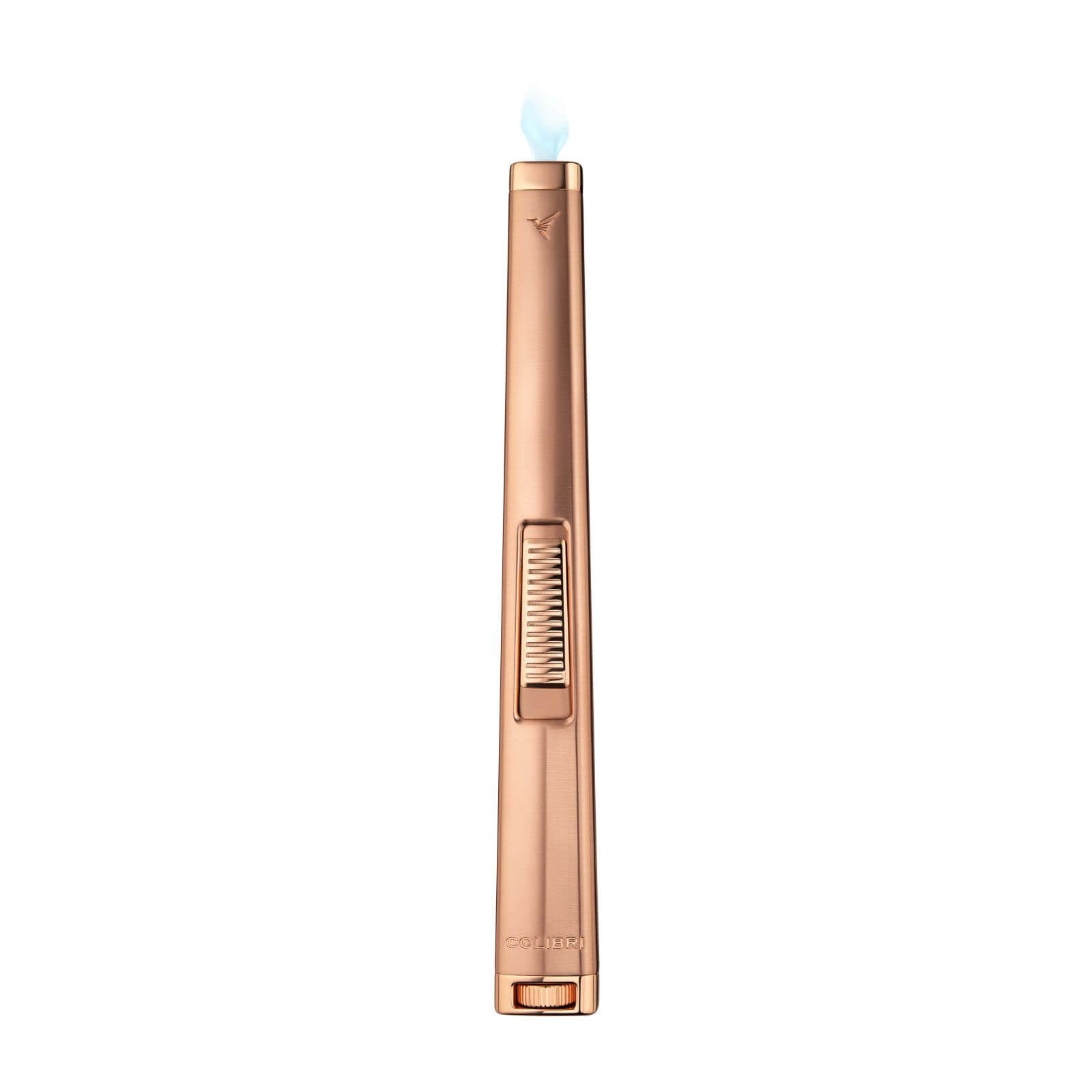 Colibri 1928 Stabanzünder Aura LI450T - langes Stabfeuerzeug - Füllstand Sichtfenster, Premium Kerzenfeuerzeug mit Jet Flame