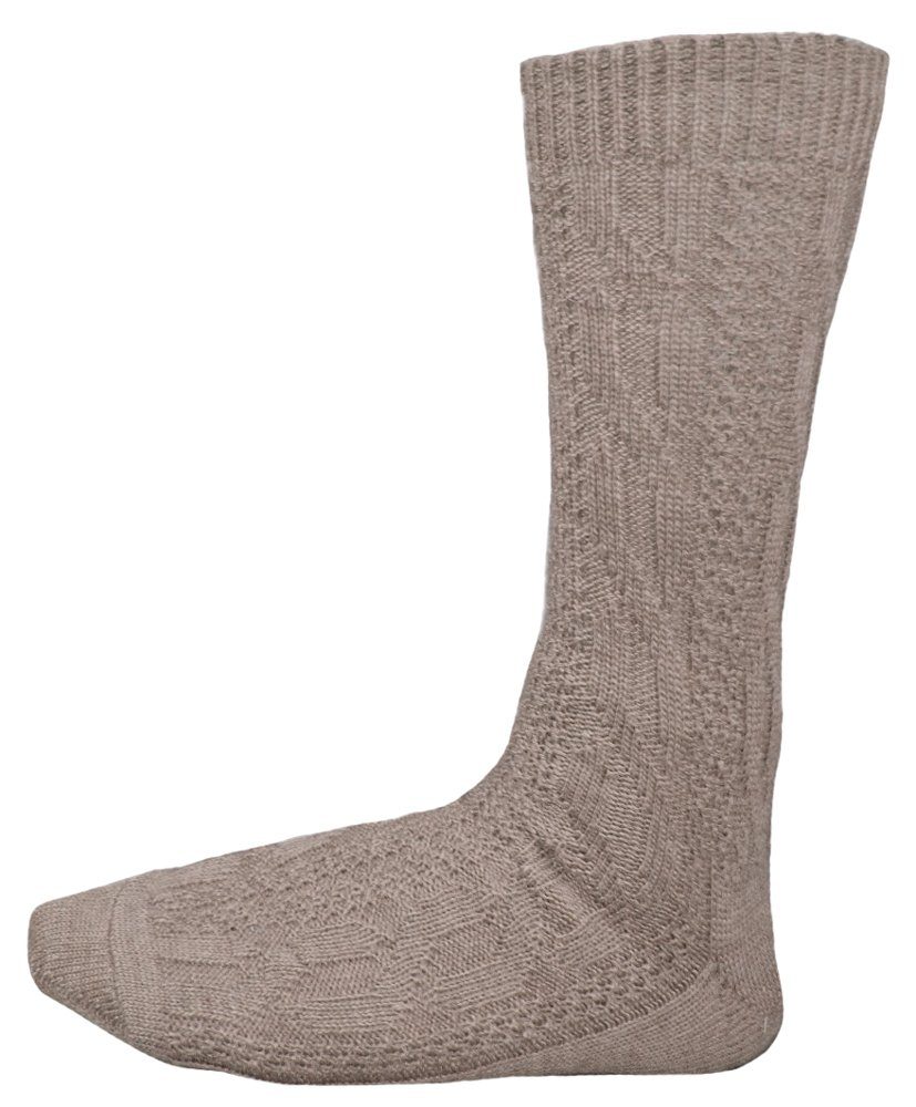 Trachtenland Socken Kurze Trachtensocken Robin - Braun – Bild 5 von 5