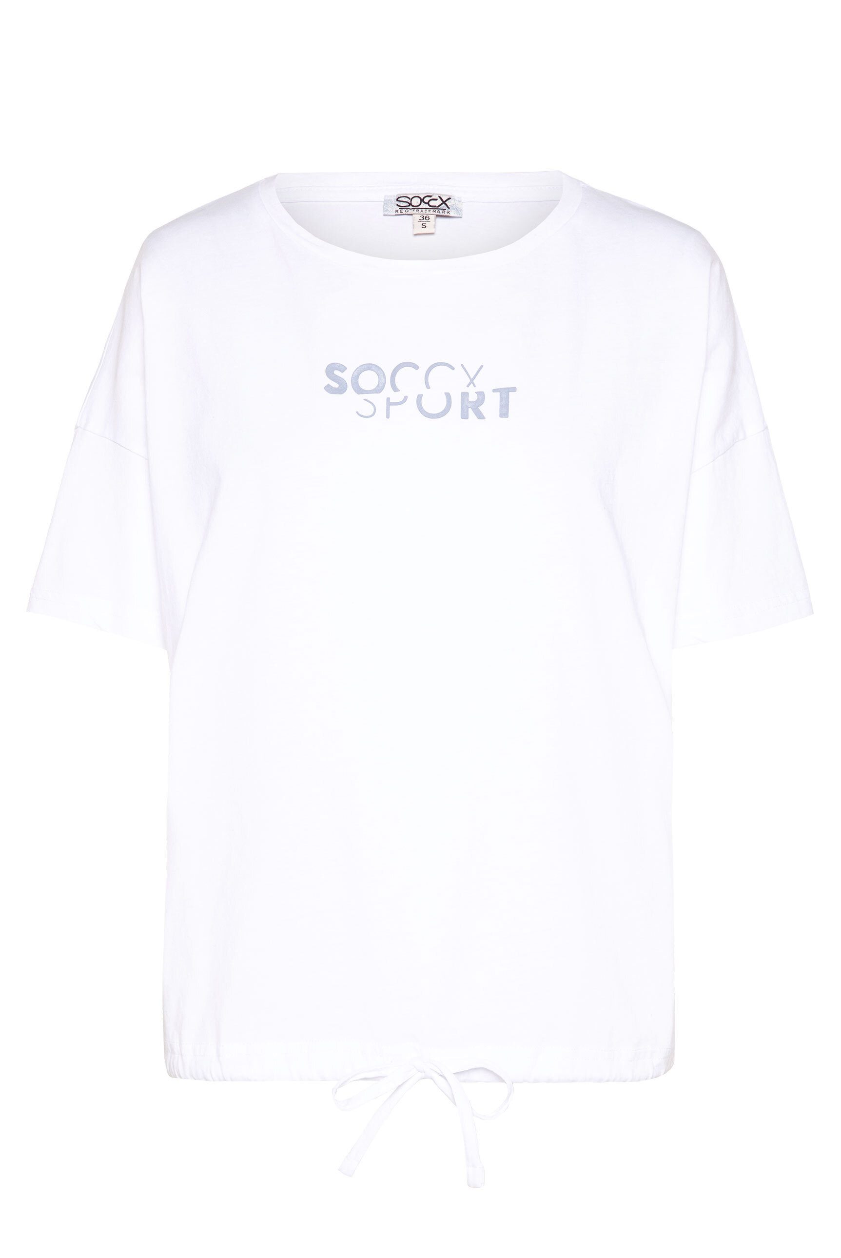 SOCCX Rundhalsshirt aus Baumwolle günstig online kaufen