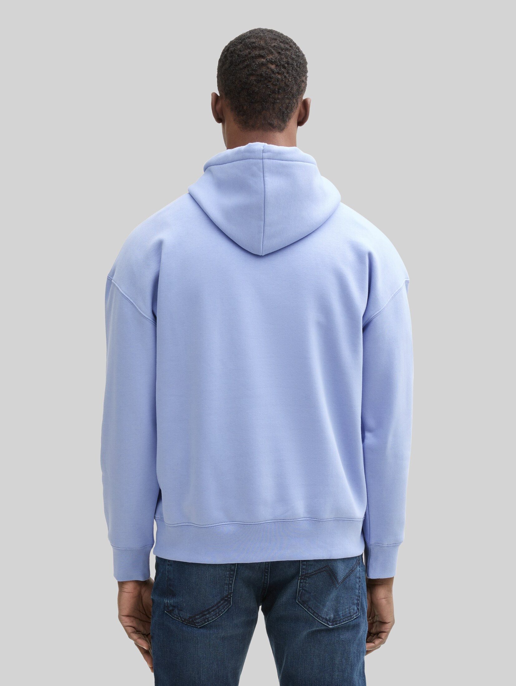 TOM TAILOR Denim Sweatshirt Strick & Sweatshirts Relaxed Hoodie Sweatshirt mit Logo-Print
