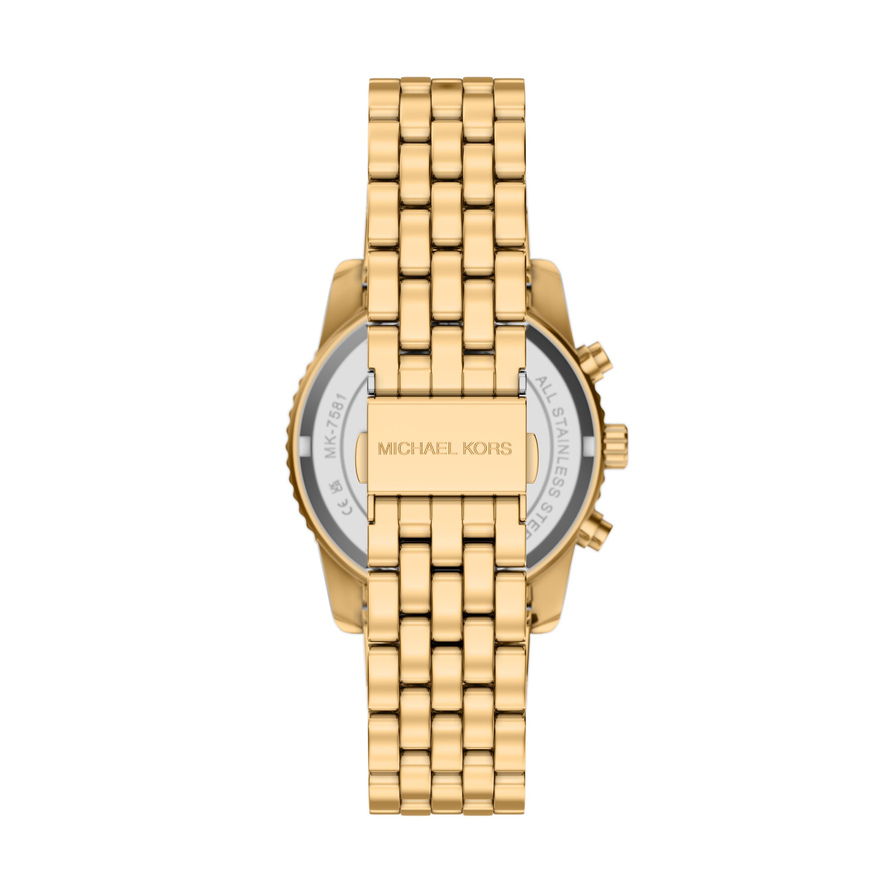 MICHAEL KORS Chronograph BRYANT MK7581, Quarzuhr, Armbanduhr, Damenuhr, Edelstahlarmband, analog, Tag