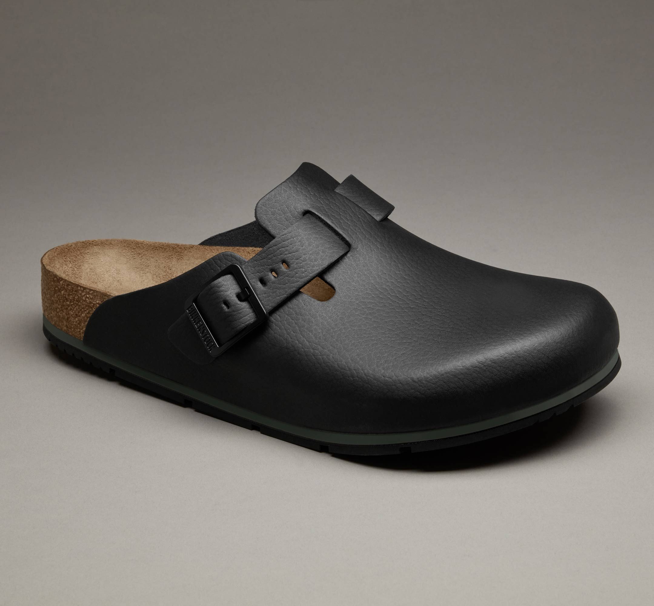 Birkenstock Damen Herren Boston Pro Hausschuhe Leder Pantoletten - Anatomischer Clog Zertifiziert EN ISO 20347:2043, Berufsschuhe für Medizin & Gastronomie – Bild 3 von 5