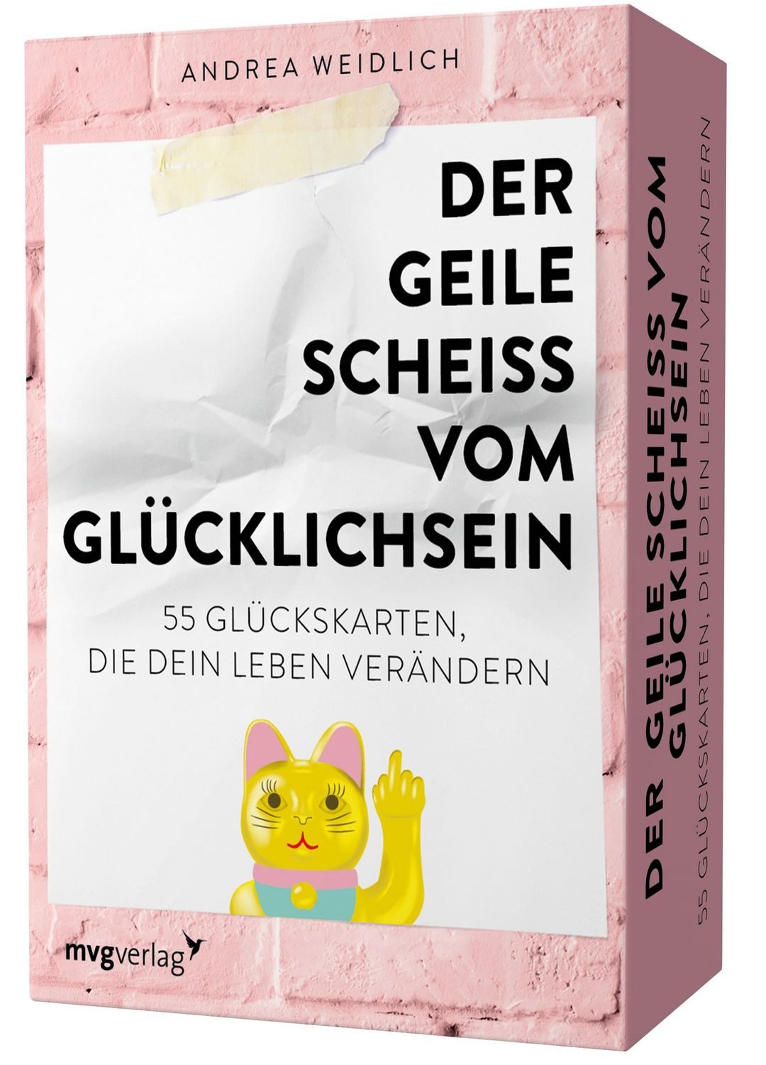 Grußkarte Der geile Scheiß vom Glücklichsein – 55 Glückskarten, die dein Leben v