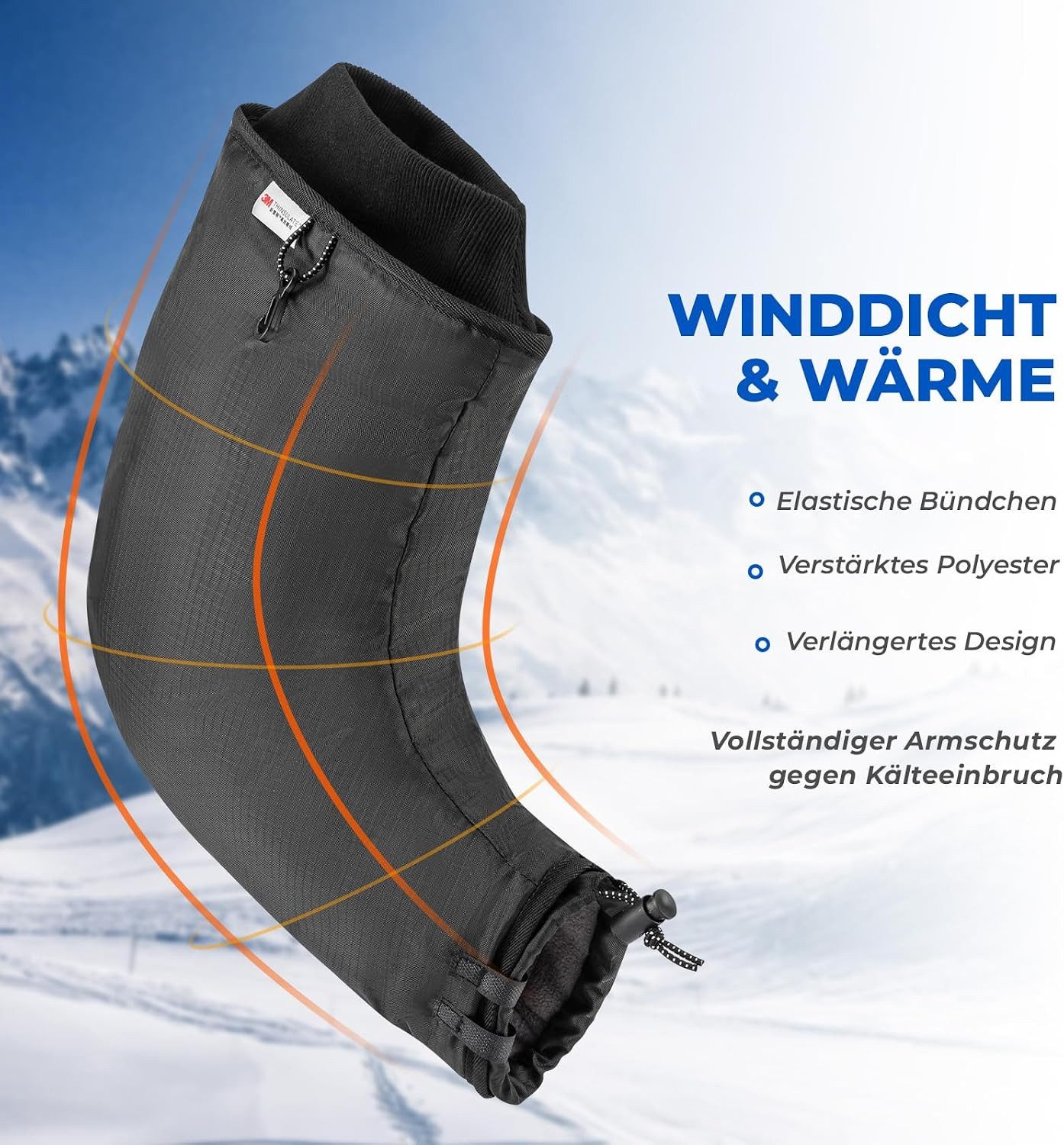 ROCKBROS Daunenbettdecke Lenkerhandschuhe für Zweirad, winddicht und wasserabweisend
